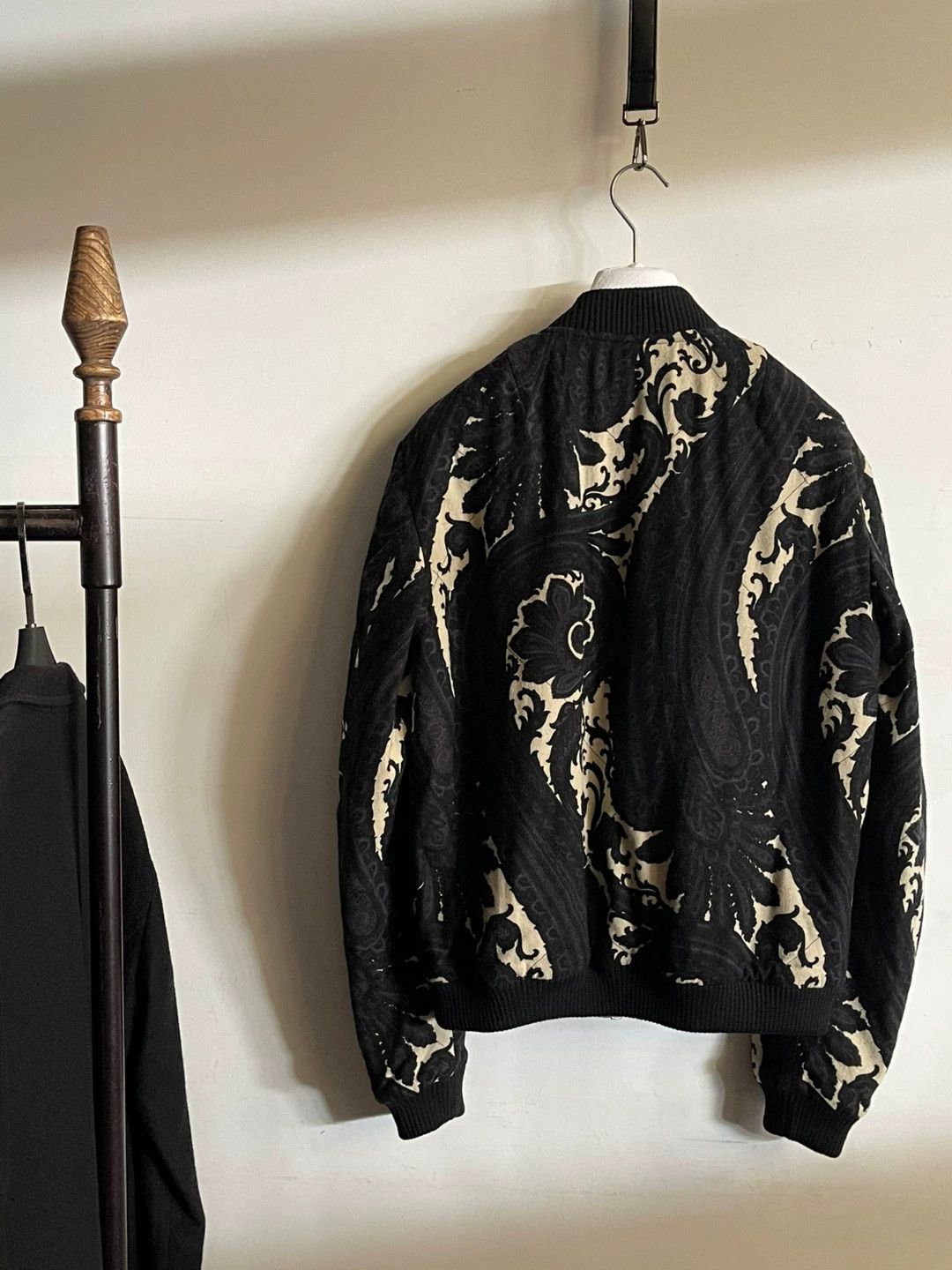 Dries Van Noten Dries Van Noten Paisley Wool Flight Jacket Size US S / EU 44-46 / 1 - 2 Thumbnail