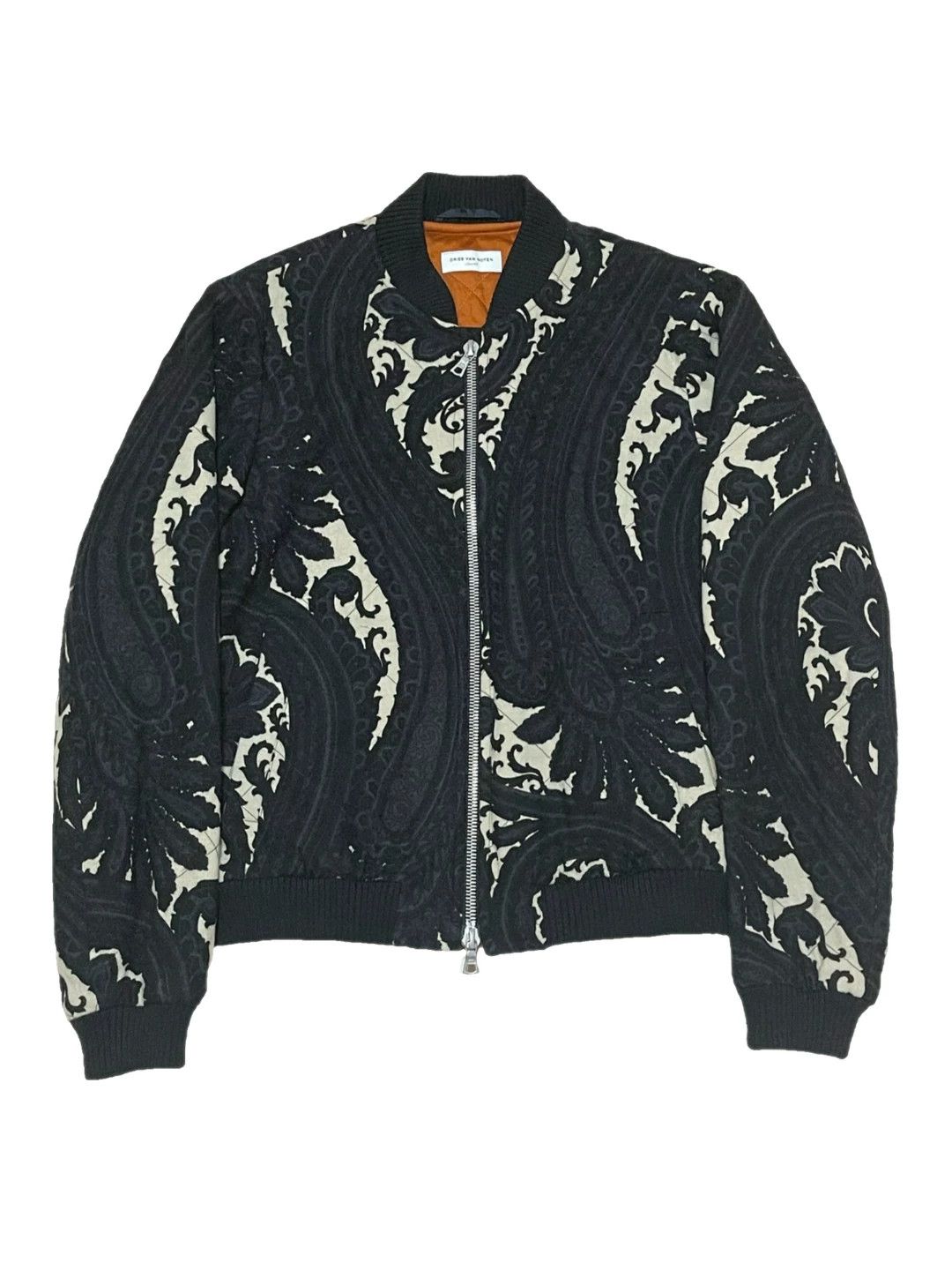Dries Van Noten Dries Van Noten Paisley Wool Flight Jacket Size US S / EU 44-46 / 1 - 5 Thumbnail