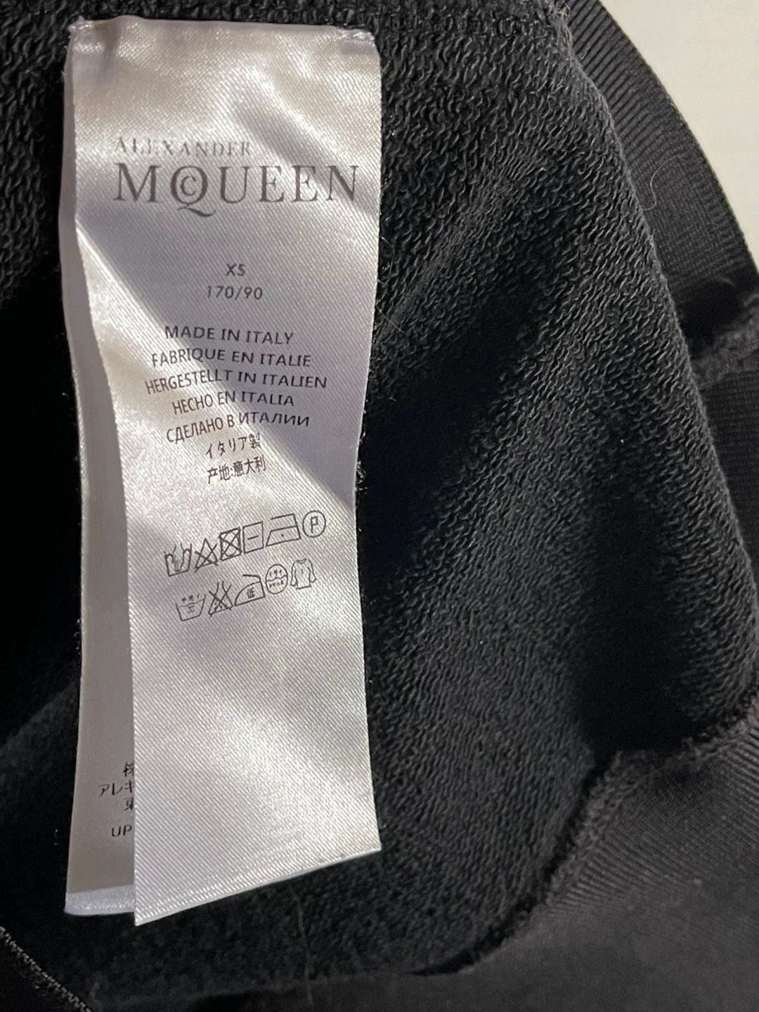 McQ Alexander McQueen Alexander McQueen Embroidered Hoodie with Sleeves Size US XS / EU 42 / 0 - 9 Thumbnail