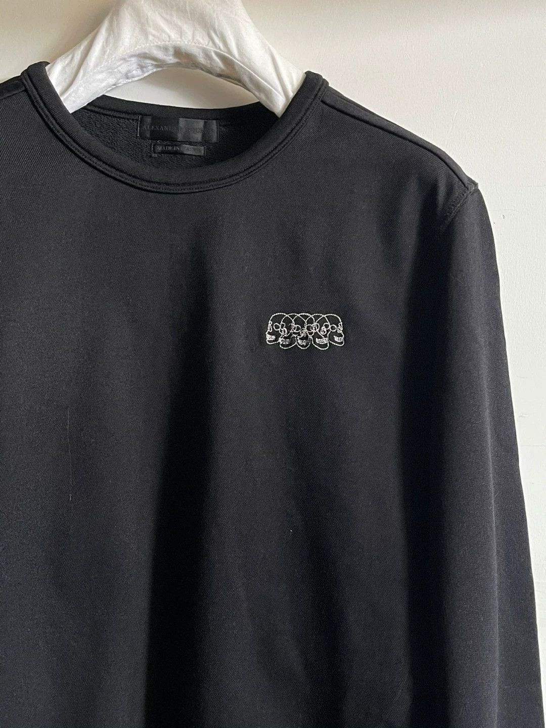 McQ Alexander McQueen Alexander McQueen Embroidered Hoodie with Sleeves Size US XS / EU 42 / 0 - 7 Thumbnail