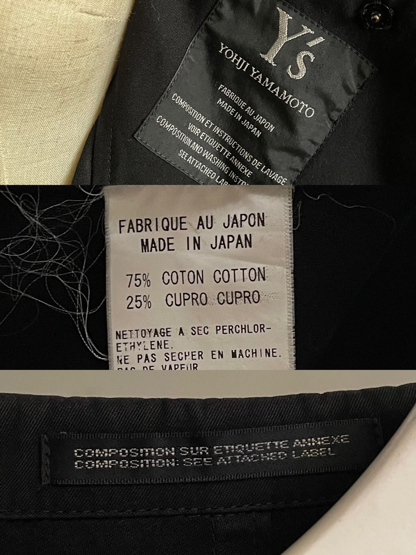 Y's Yohji Yamamoto Deconstructed Jacket Size M / US 6-8 / IT 42-44 - 5 Thumbnail