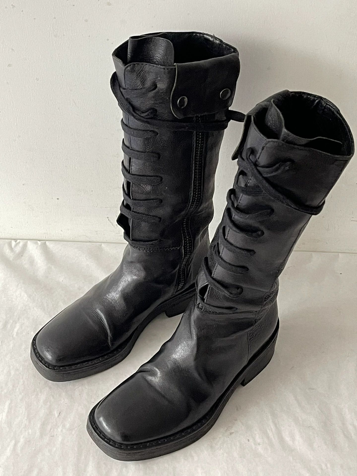 Ann Demeulemeester Ann Demeulemeester Military Style Boots Size US 4.5 / IT 34.5 - 4 Thumbnail