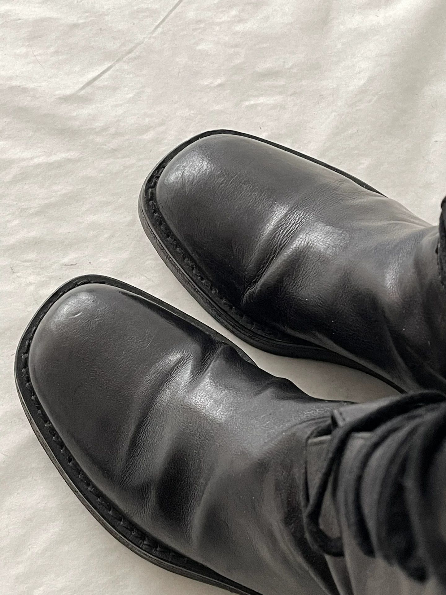 Ann Demeulemeester Ann Demeulemeester Military Style Boots Size US 4.5 / IT 34.5 - 2 Thumbnail