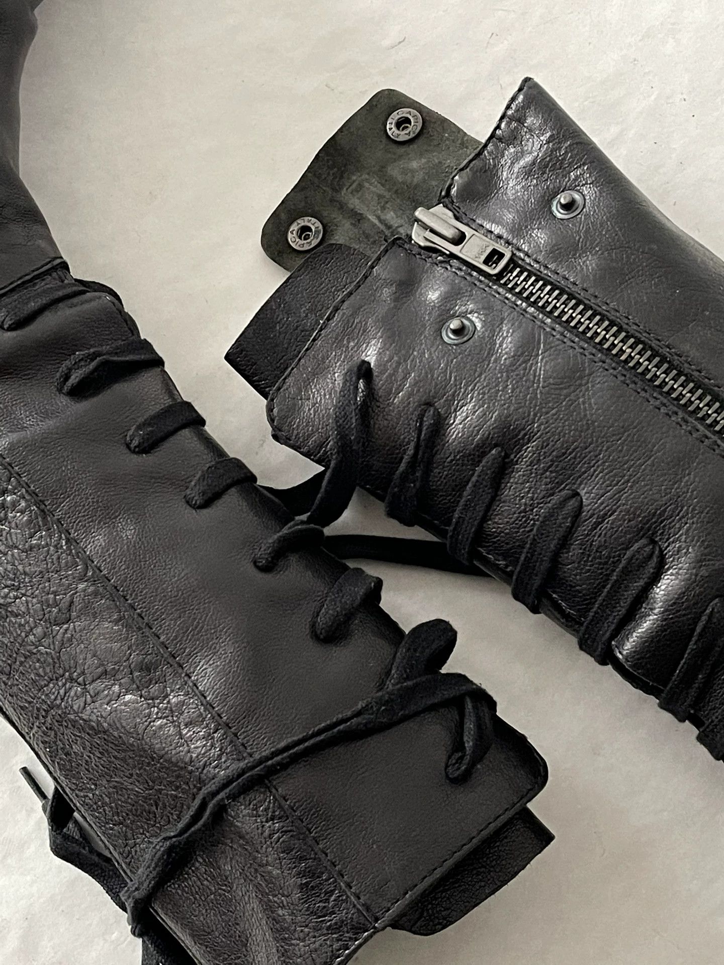 Ann Demeulemeester Ann Demeulemeester Military Style Boots Size US 4.5 / IT 34.5 - 6 Thumbnail