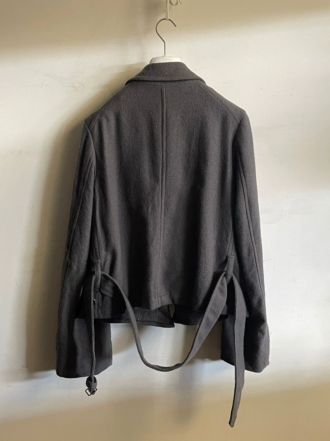 Ann Demeulemeester Short Belted Jacket by Ann Demeulemeester Size US L / EU 52-54 / 3 - 7 Thumbnail