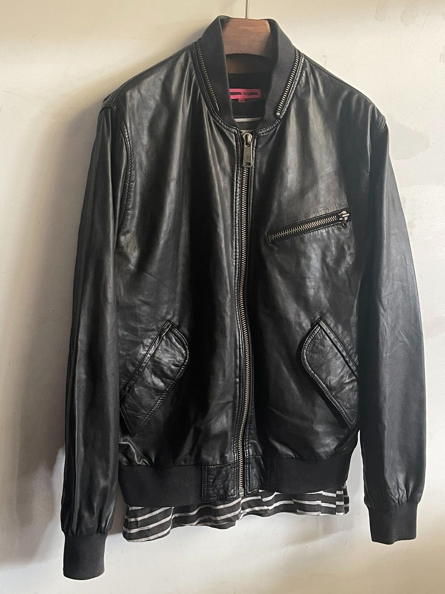 Alexander McQueen Alexander McQueen Black Leather Jacket Size US M / EU 48-50 / 2 - 2 Thumbnail
