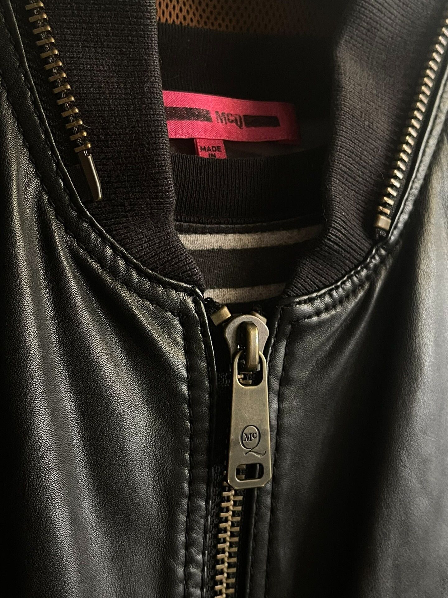 Alexander McQueen Alexander McQueen Black Leather Jacket Size US M / EU 48-50 / 2 - 6 Thumbnail