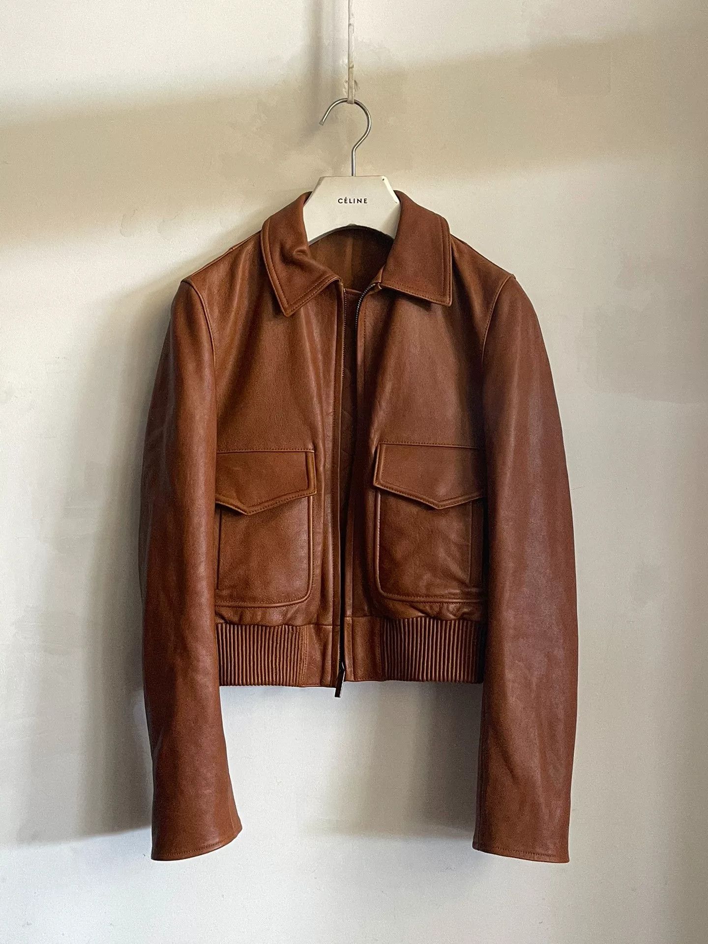 Helmut Lang Helmut Lang Leather Bomber Jacket Size US XS / EU 42 / 0 - 5 Thumbnail