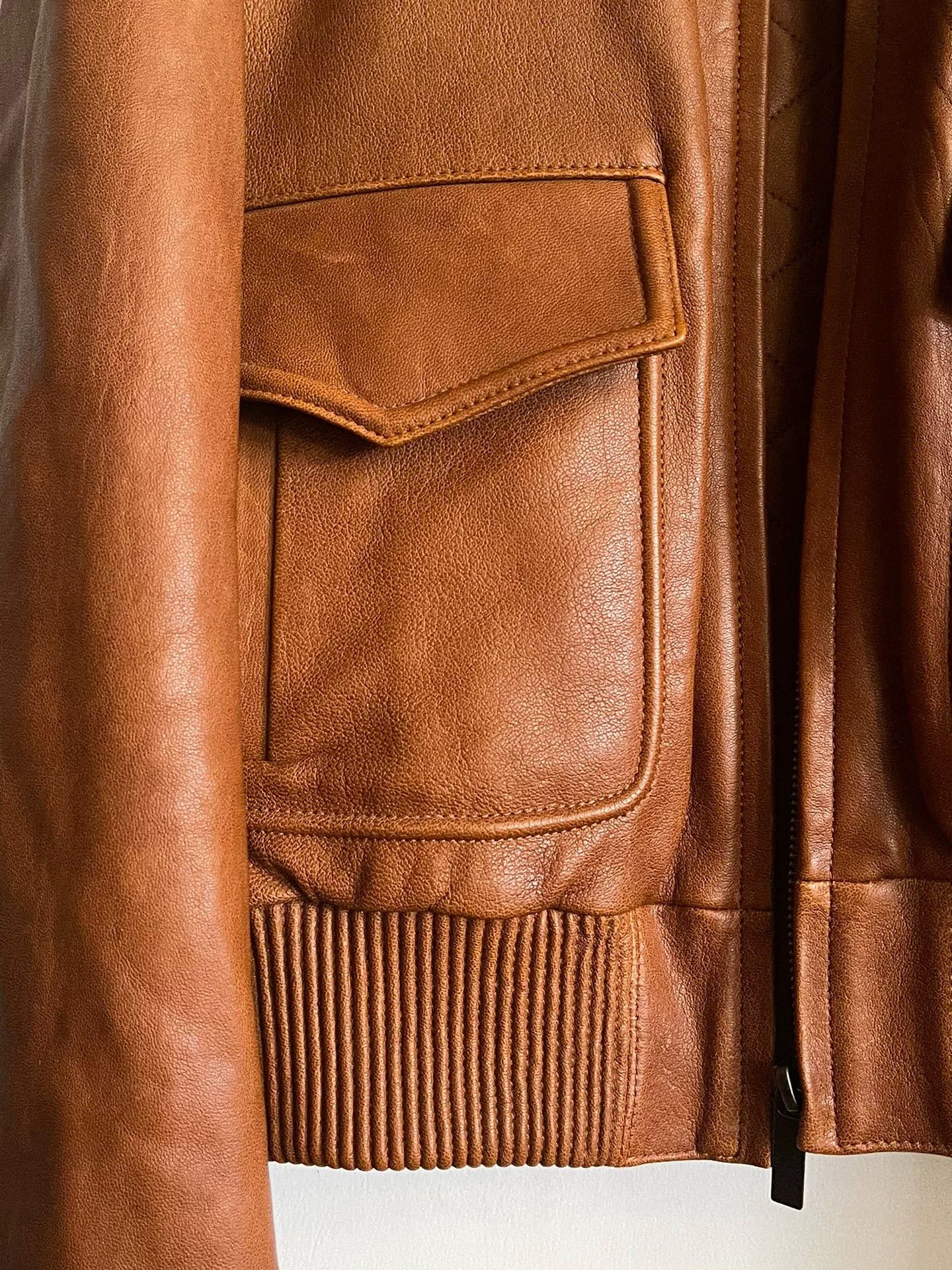 Helmut Lang Helmut Lang Leather Bomber Jacket Size US XS / EU 42 / 0 - 2 Thumbnail