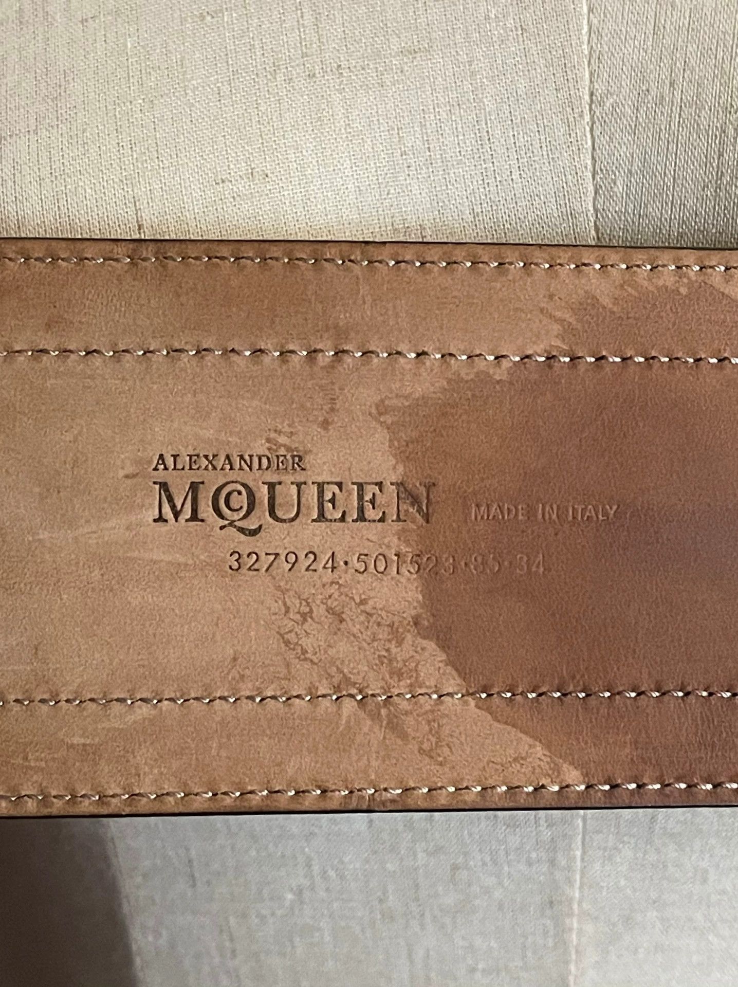 Alexander McQueen Alexander McQueen Leather Waist Belt Size ONE SIZE - 6 Thumbnail