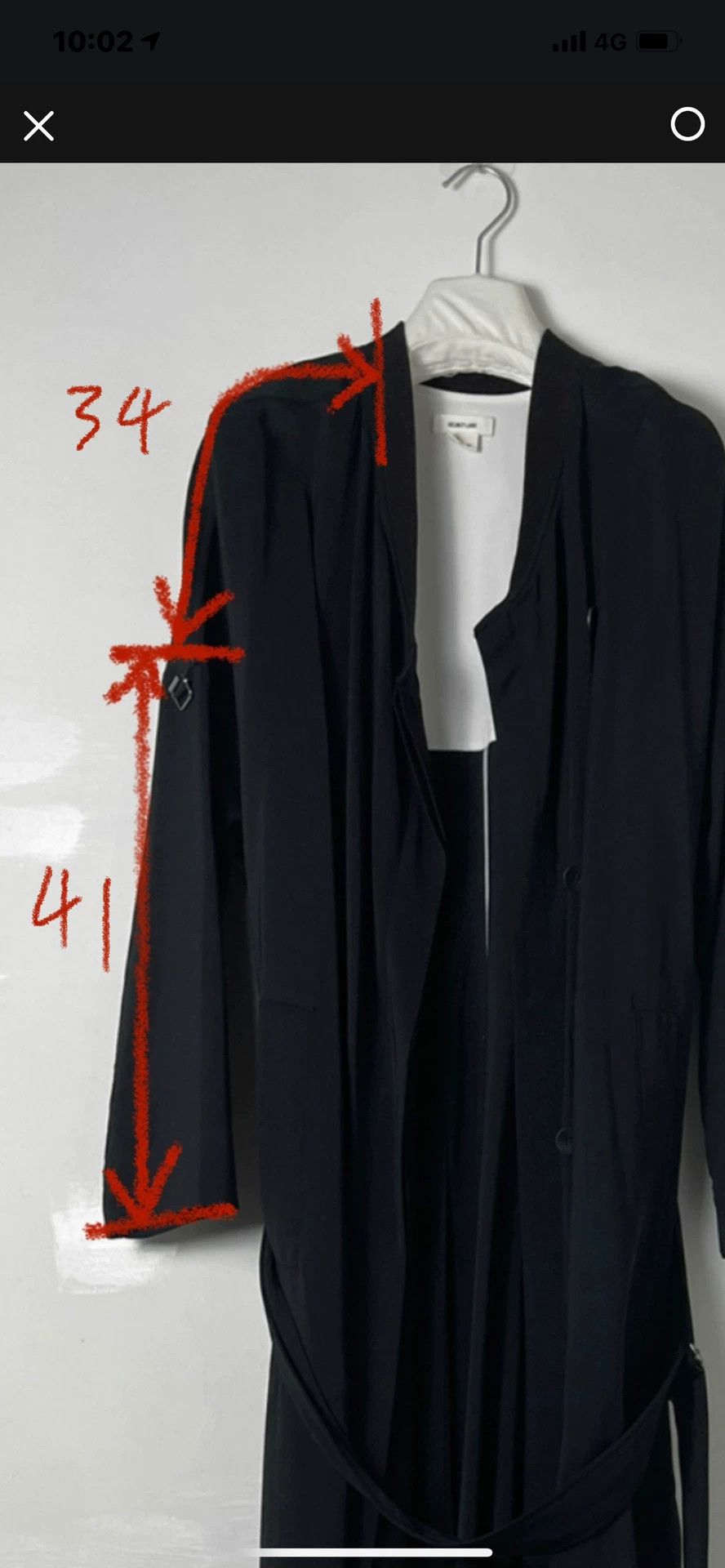 Helmut Lang Helmut Lang Black Trench Coat Jacket Size M / US 6-8 / IT 42-44 - 8 Thumbnail