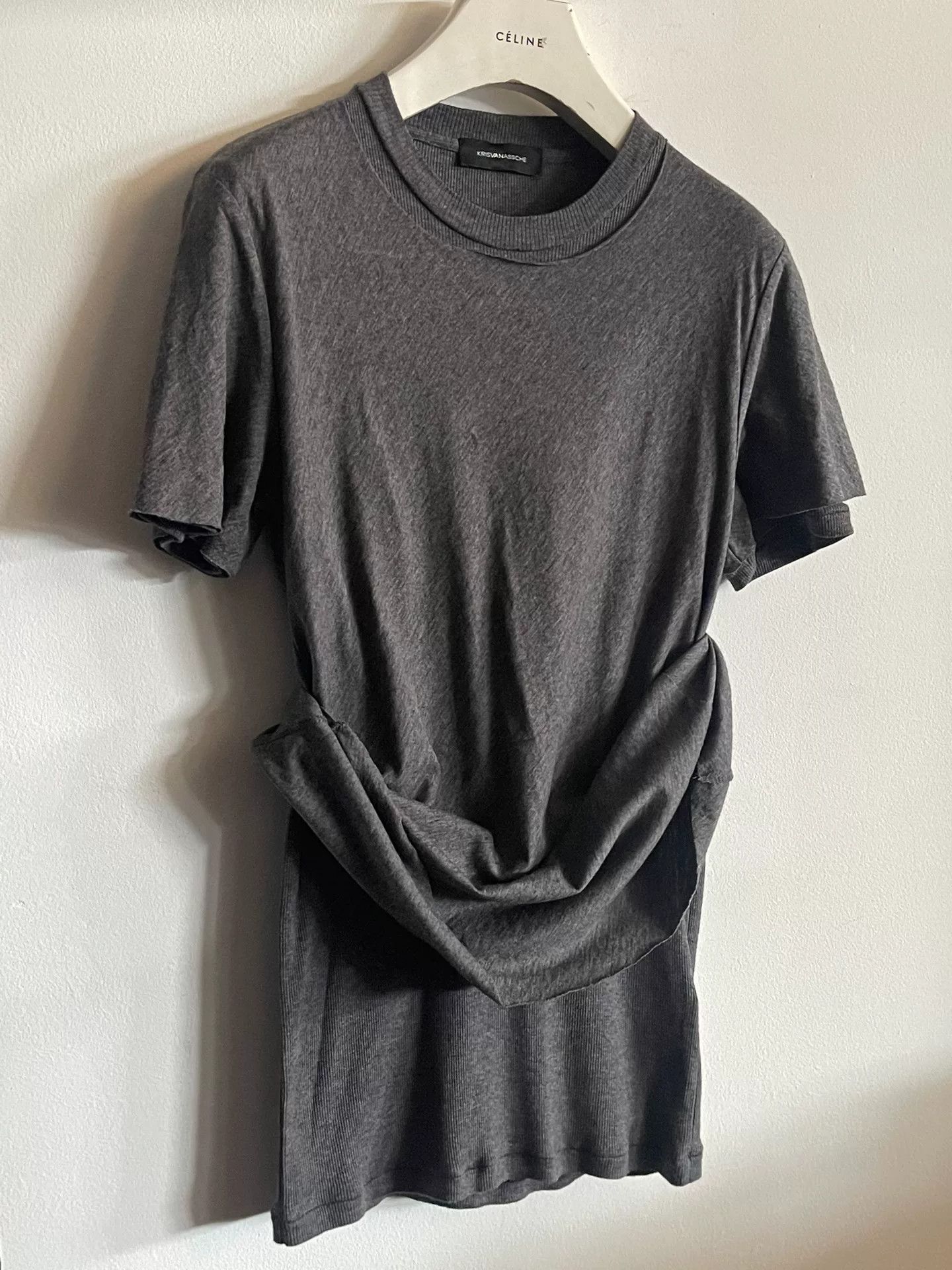 Kris Van Assche Kris Van Assche Wool Layered T-Shirt Size US S / EU 44-46 / 1 - 6 Thumbnail
