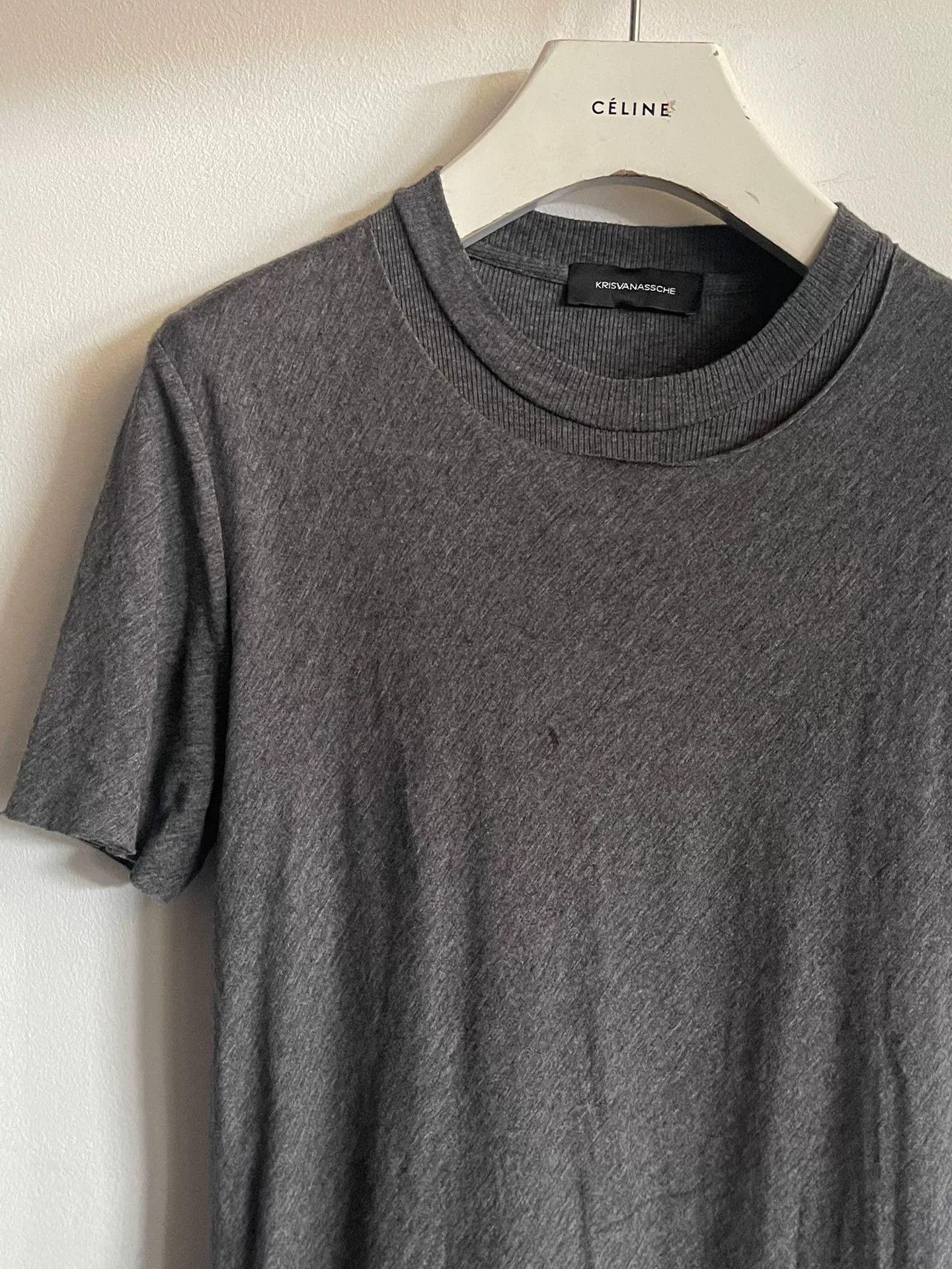 Kris Van Assche Kris Van Assche Wool Layered T-Shirt Size US S / EU 44-46 / 1 - 4 Thumbnail