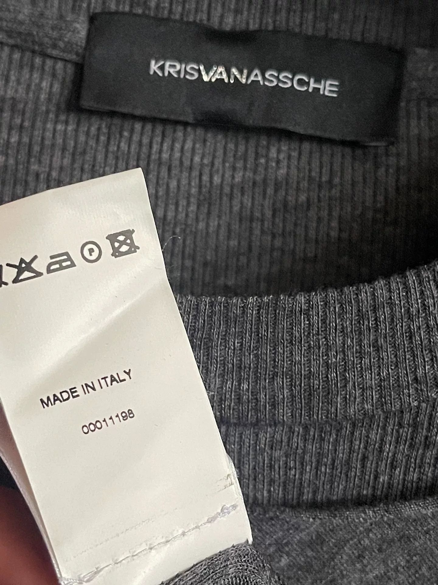 Kris Van Assche Kris Van Assche Wool Layered T-Shirt Size US S / EU 44-46 / 1 - 5 Thumbnail