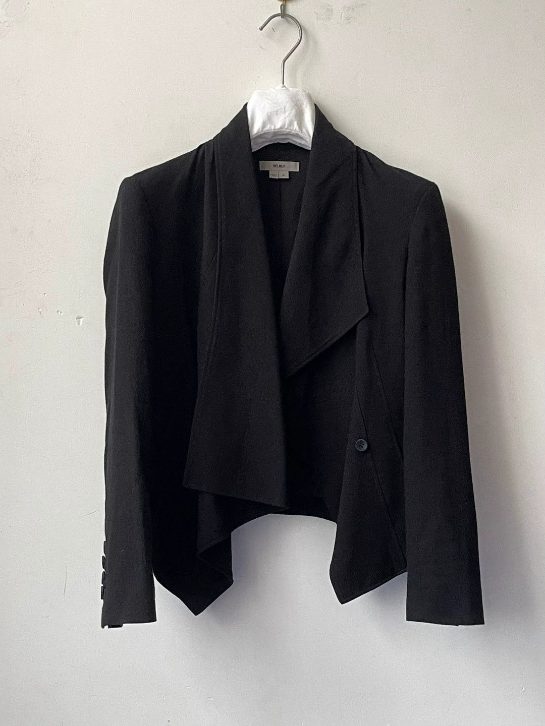 Helmut Lang Helmut Lang Irregular Neck Silk Jacket Size M / US 6-8 / IT 42-44 - 7 Thumbnail