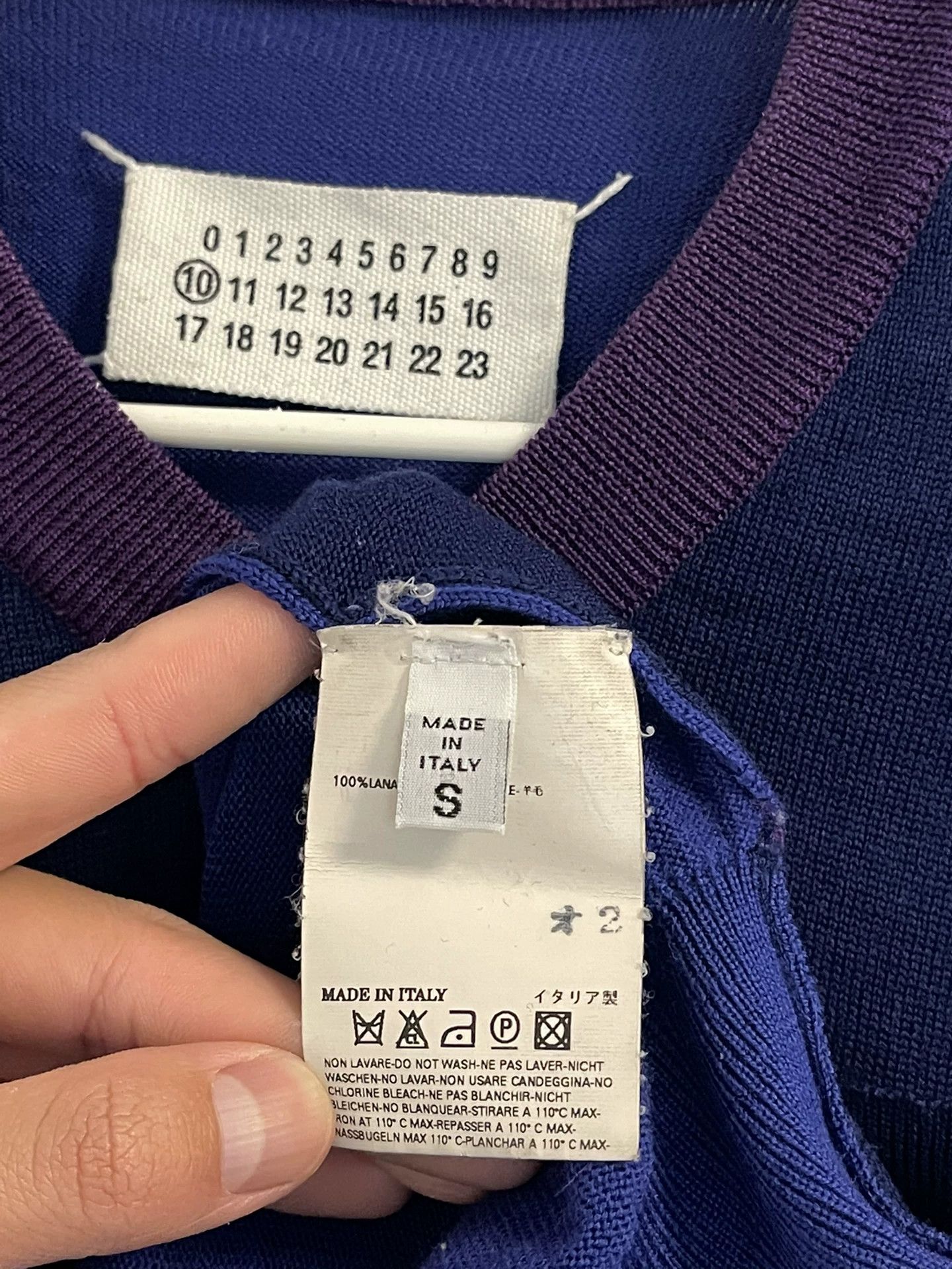 Maison Margiela Maison Martin Margiela Color Block Sweater Size US S / EU 44-46 / 1 - 4 Thumbnail