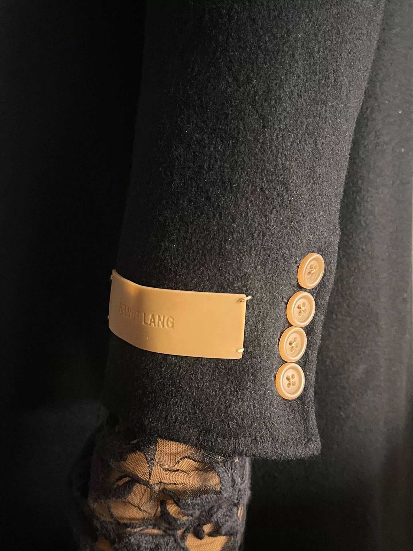 Helmut Lang Helmut Lang Wool Blend Work Coat Size S / US 4 / IT 40 - 6 Thumbnail