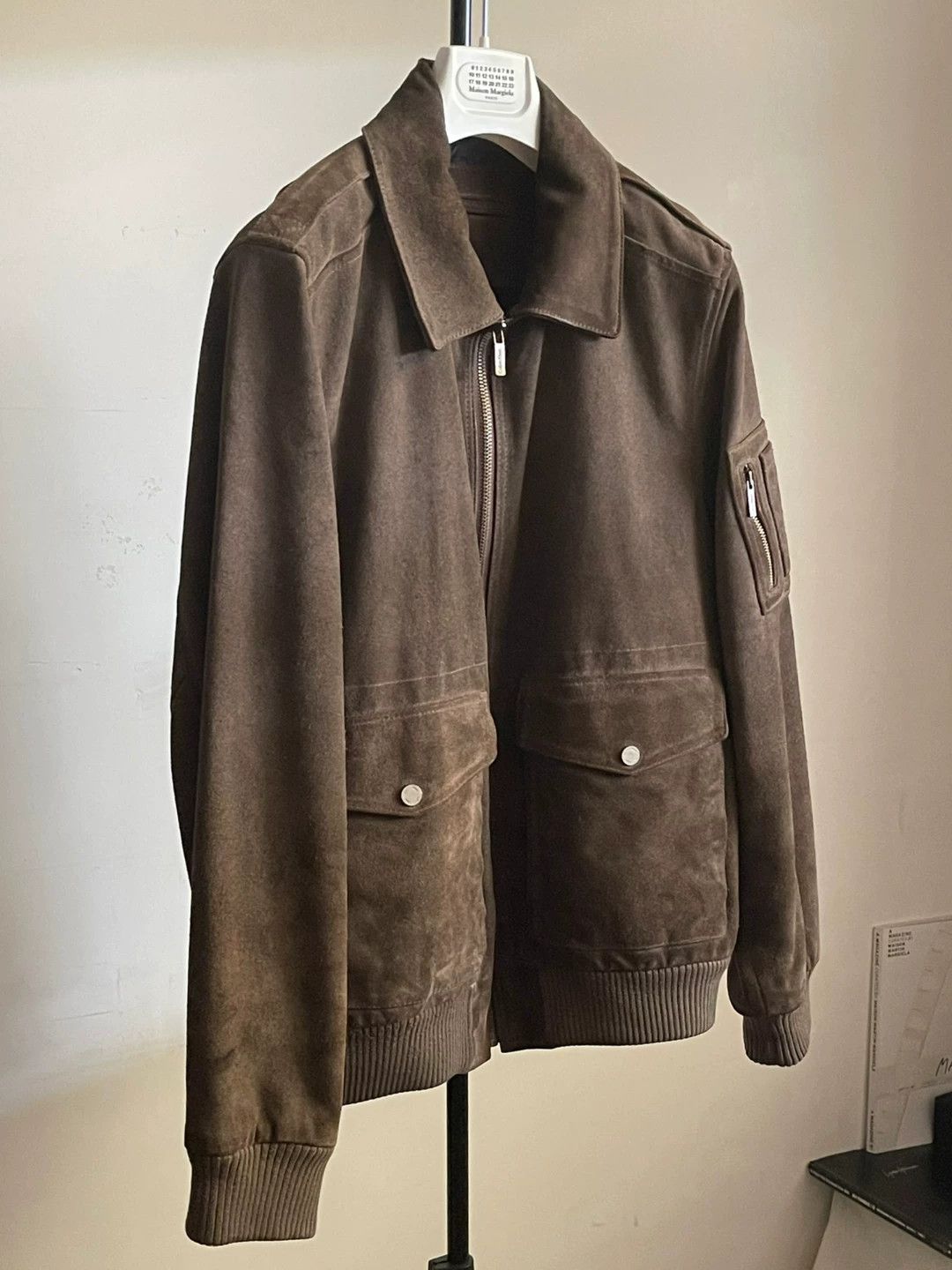 Calvin Klein Calvin Klein Suede Zip-Up Jacket Size US M / EU 48-50 / 2 - 3 Thumbnail