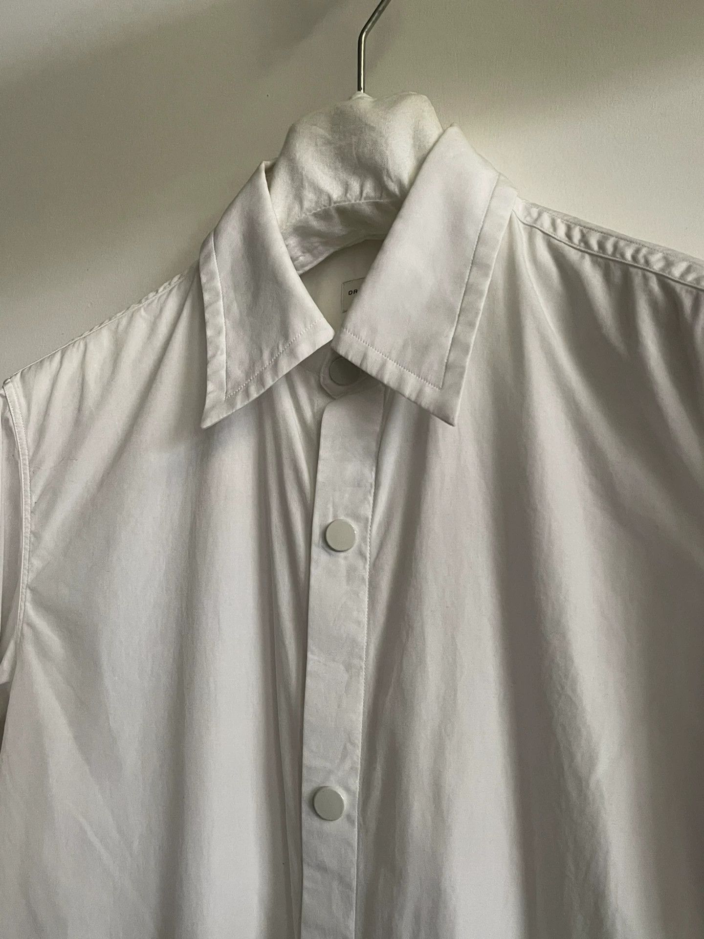 Dries Van Noten Dries Van Noten White Button-Down Shirt Jacket Size US S / EU 44-46 / 1 - 4 Thumbnail