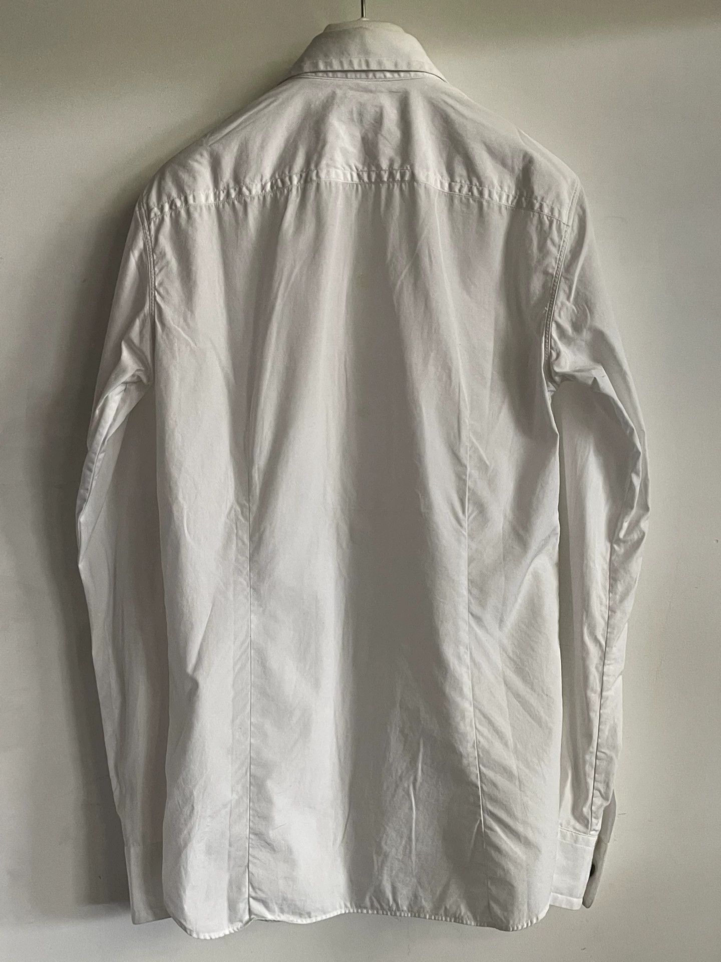Dries Van Noten Dries Van Noten White Button-Down Shirt Jacket Size US S / EU 44-46 / 1 - 2 Thumbnail