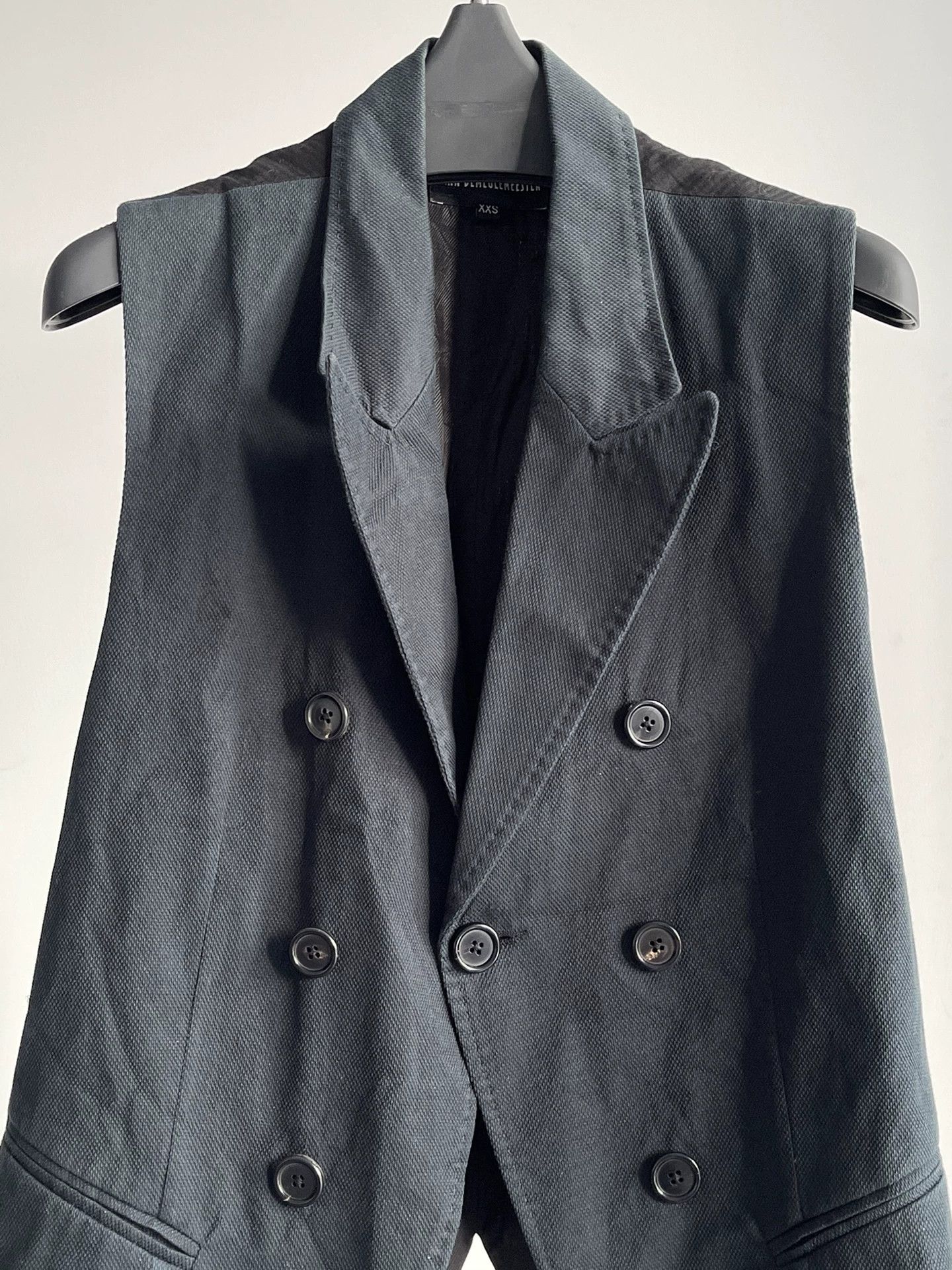 Ann Demeulemeester Ann Demeulemeester Double-Breasted Vest Size XXS / US 00 / IT 34 - 3 Thumbnail