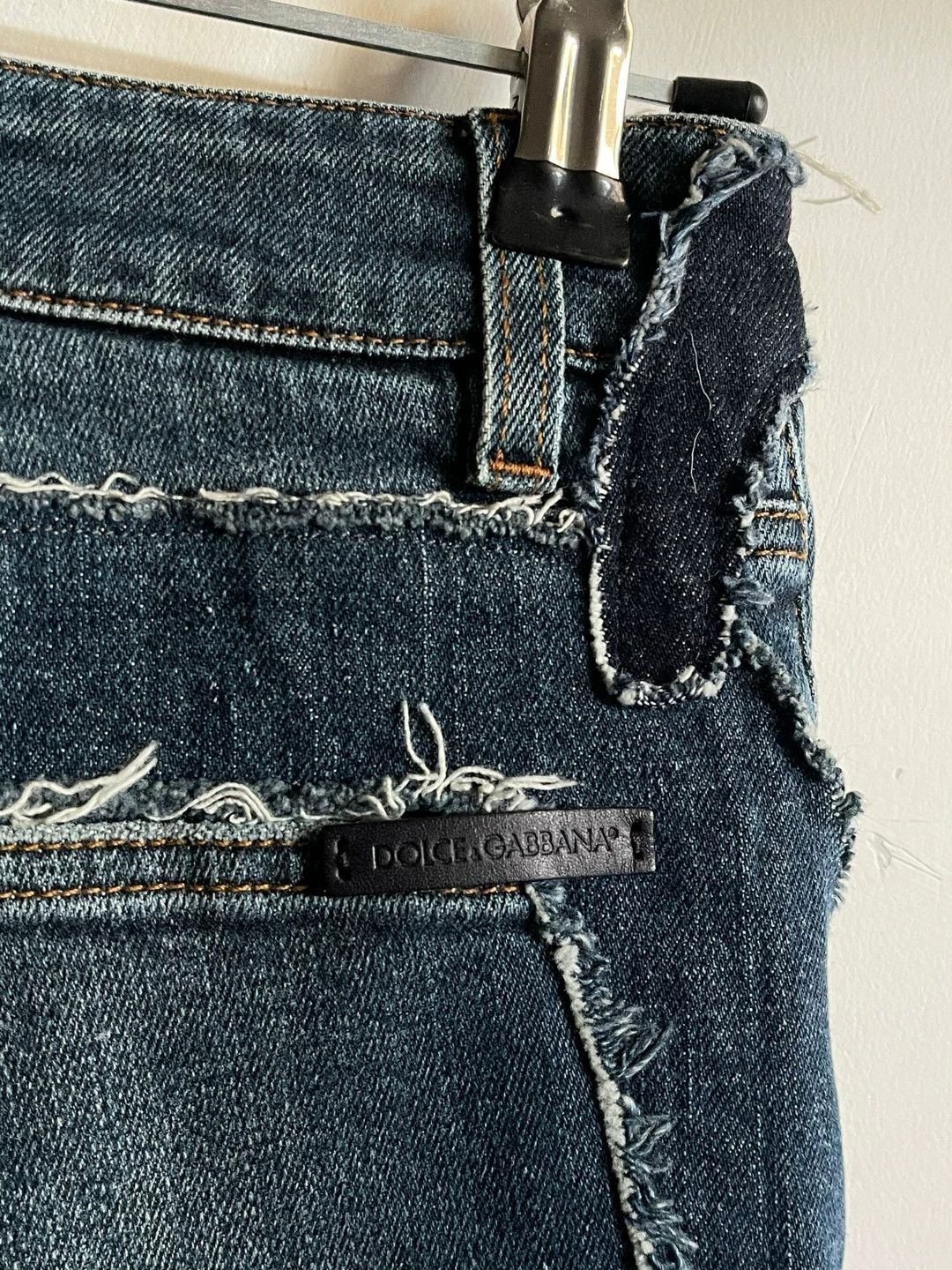 Dolce & Gabbana Dolce Gabbana Distressed Denim Jeans Size US 38 / EU 54 - 8 Thumbnail