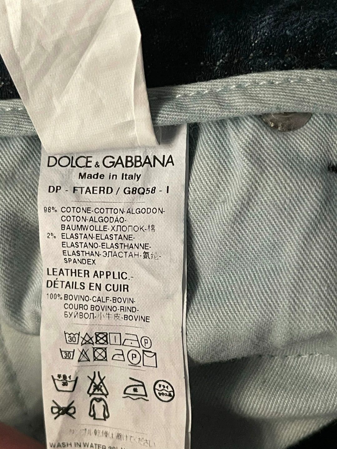 Dolce & Gabbana Dolce Gabbana Distressed Denim Jeans Size US 38 / EU 54 - 9 Thumbnail