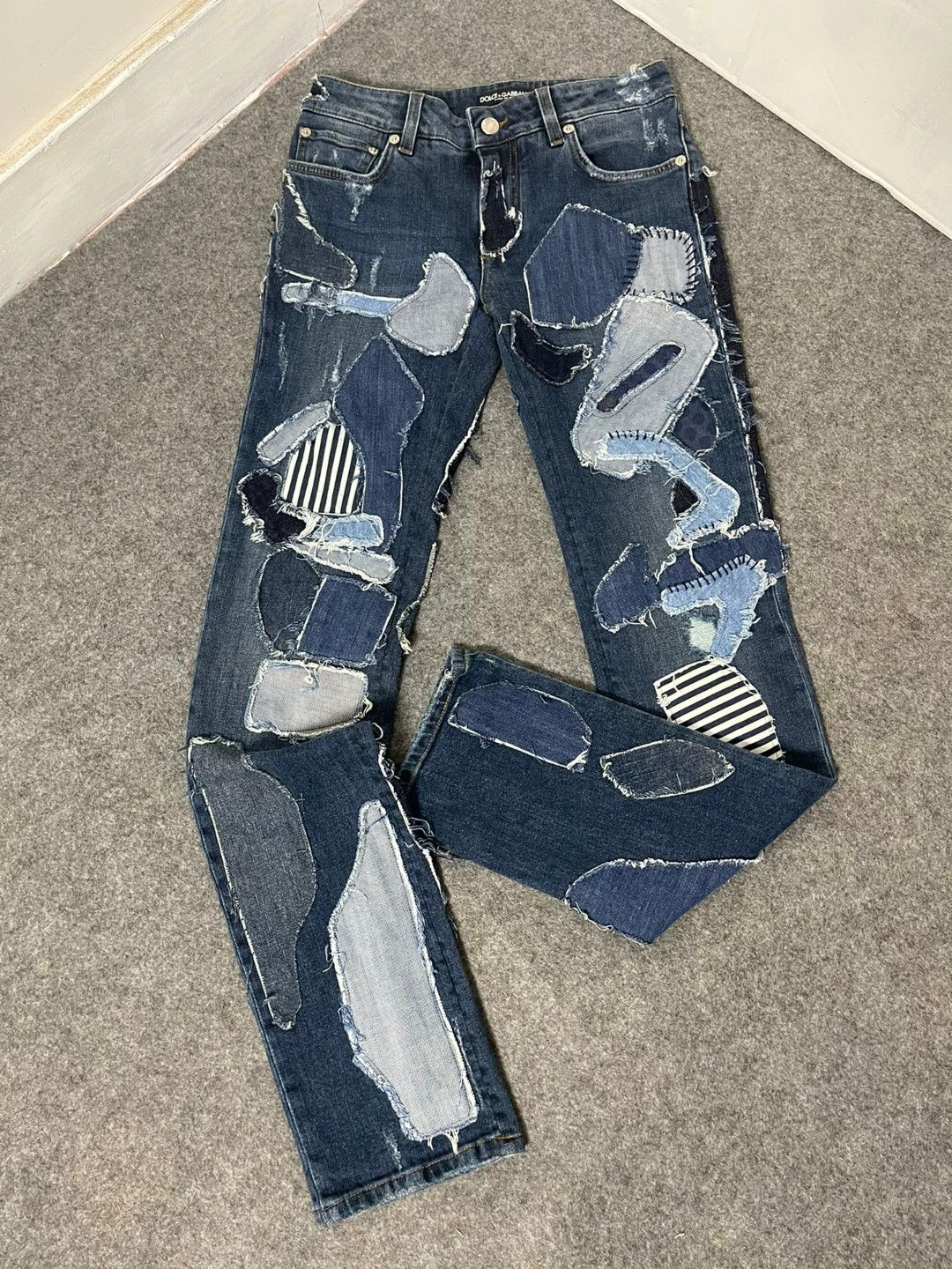 Dolce & Gabbana Dolce Gabbana Distressed Denim Jeans Size US 38 / EU 54 - 3 Thumbnail