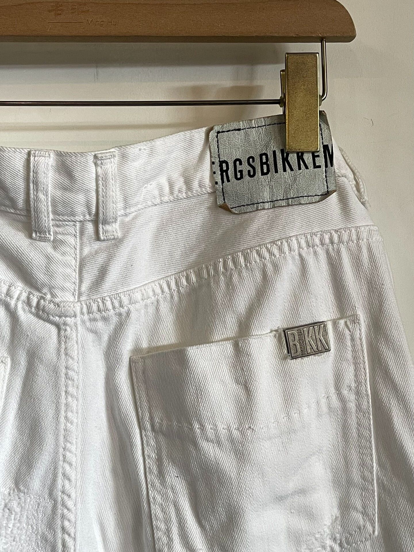Dirk Bikkembergs Dirk Bikkembergs White Denim Pants Size US 33 - 6 Thumbnail