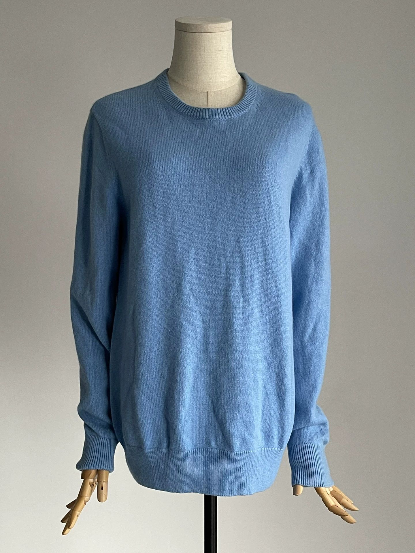 Dries Van Noten Cashmere Blue Sweater by Dries Van Noten Size S / US 4 / IT 40 - 3 Thumbnail