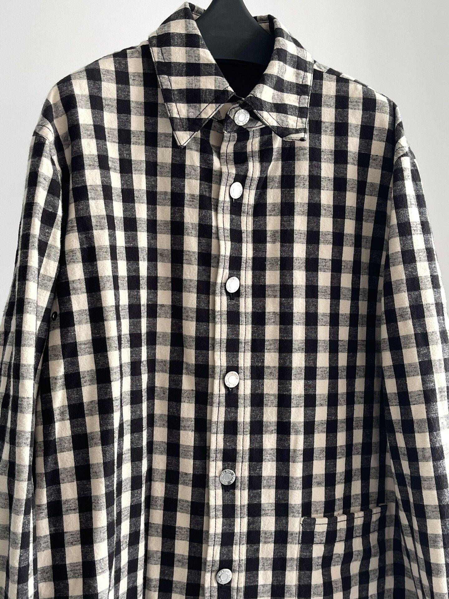 Helmut Lang Helmut Lang Checkered Cotton Shirt Jacket Size US S / EU 44-46 / 1 - 4 Thumbnail