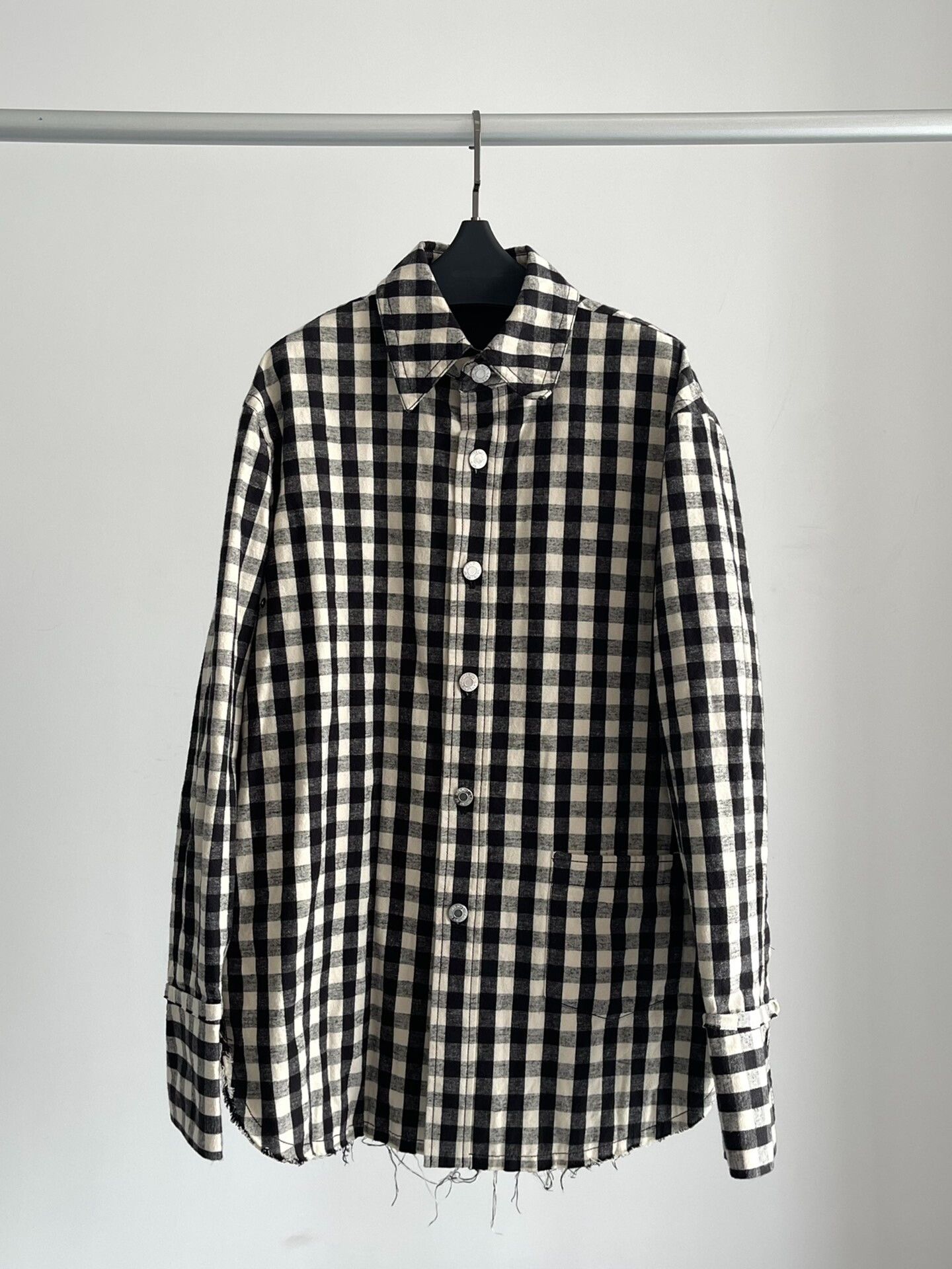 Helmut Lang Helmut Lang Checkered Cotton Shirt Jacket Size US S / EU 44-46 / 1 - 2 Thumbnail