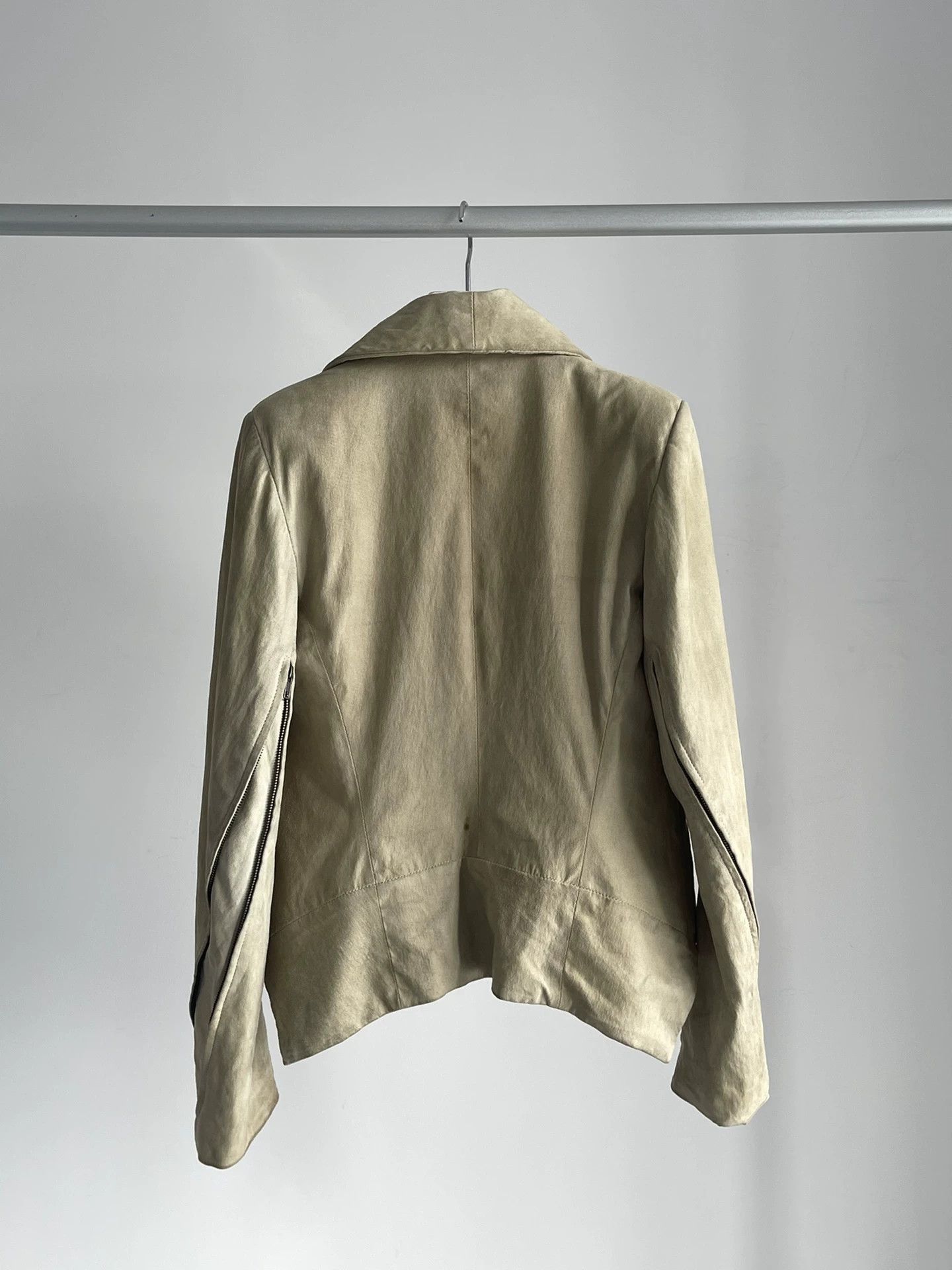 Ann Demeulemeester Ann Demeulemeester Suede Spiraled Zip Jacket Size S / US 4 / IT 40 - 4 Thumbnail