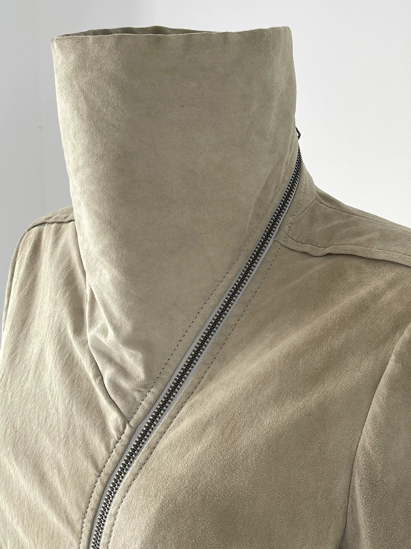 Ann Demeulemeester Ann Demeulemeester Suede Spiraled Zip Jacket Size S / US 4 / IT 40 - 8 Thumbnail