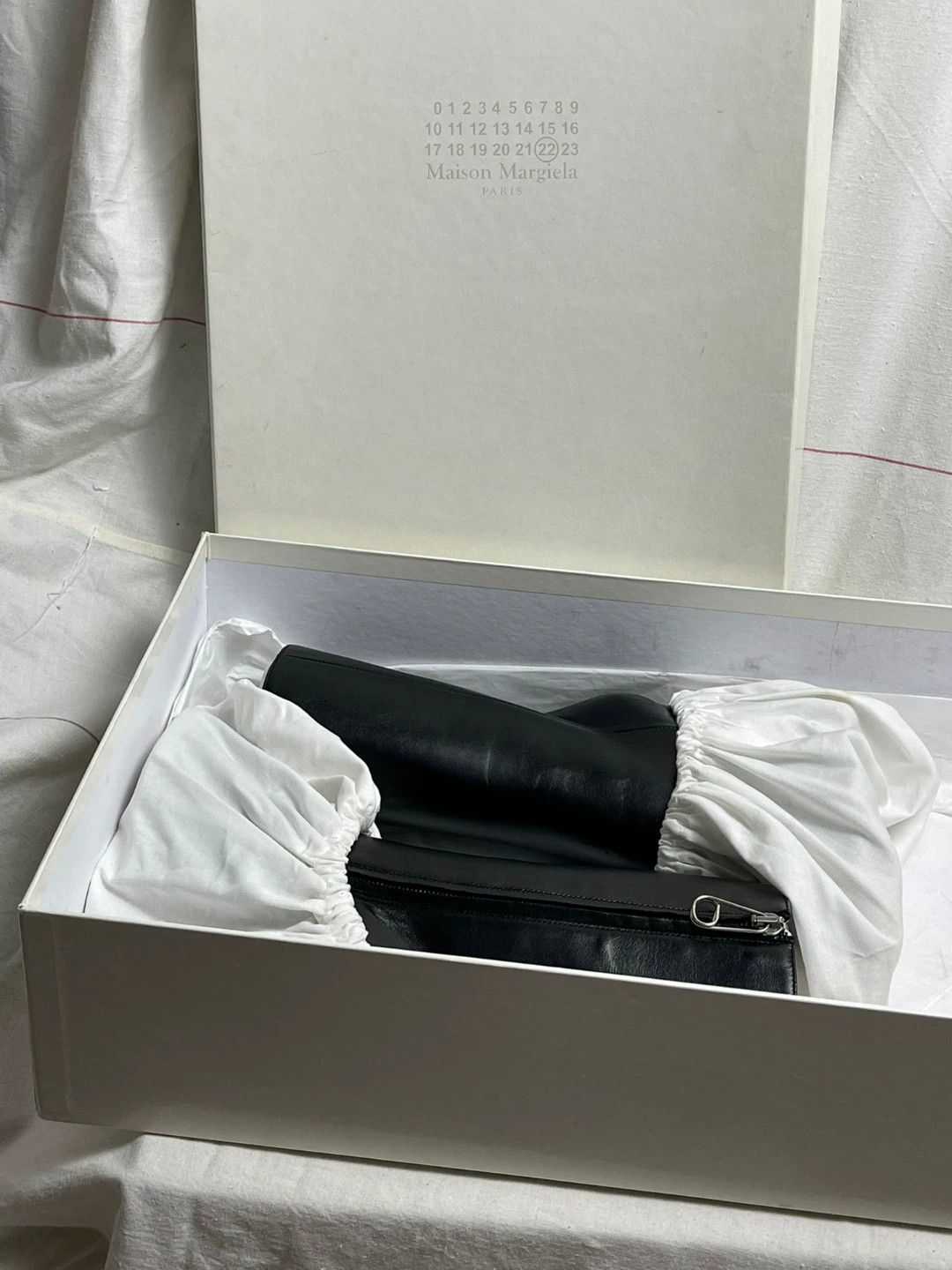 Maison Margiela Maison Margiela Black Heeled Leather Boots Size US 5 / IT 35 - 7 Thumbnail