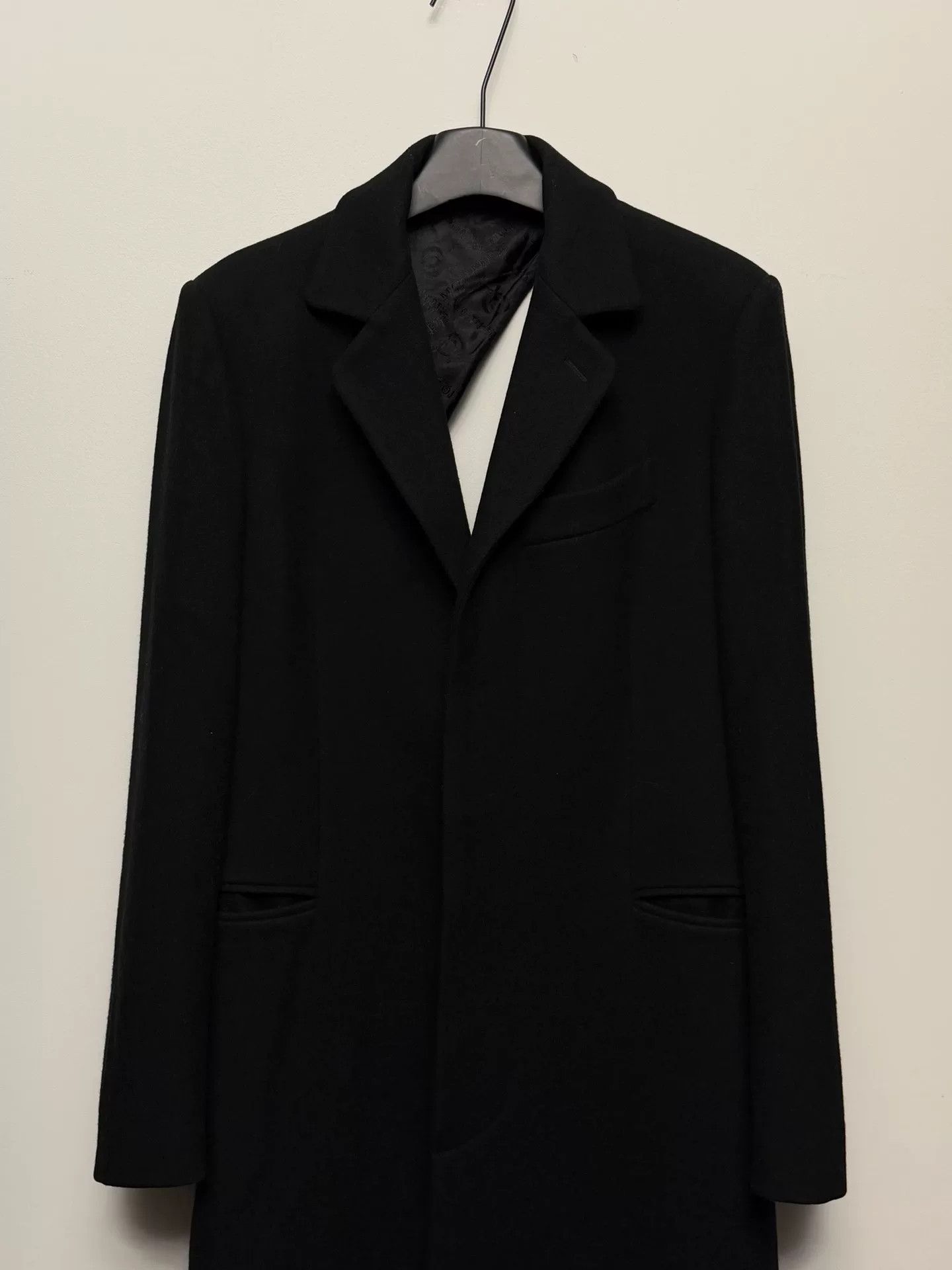 Alexander McQueen Alexander McQueen Black Wool Coat Size US S / EU 44-46 / 1 - 4 Thumbnail