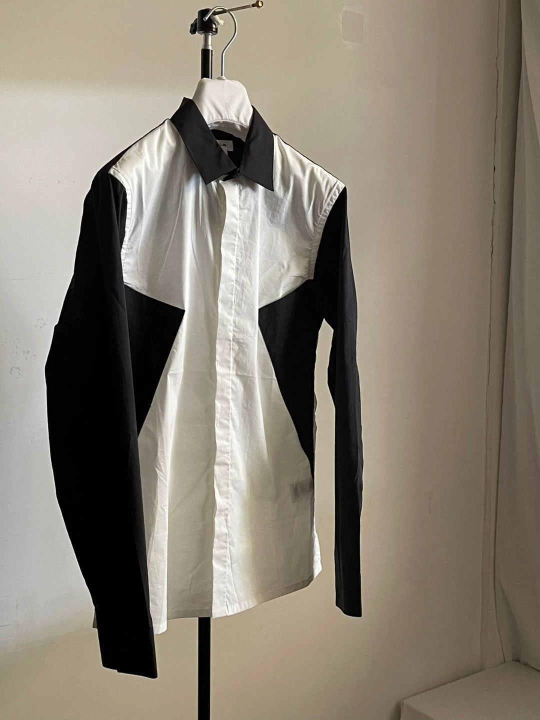 Helmut Lang Helmut Lang Black and White Shirt Size S / US 4 / IT 40 - 4 Thumbnail