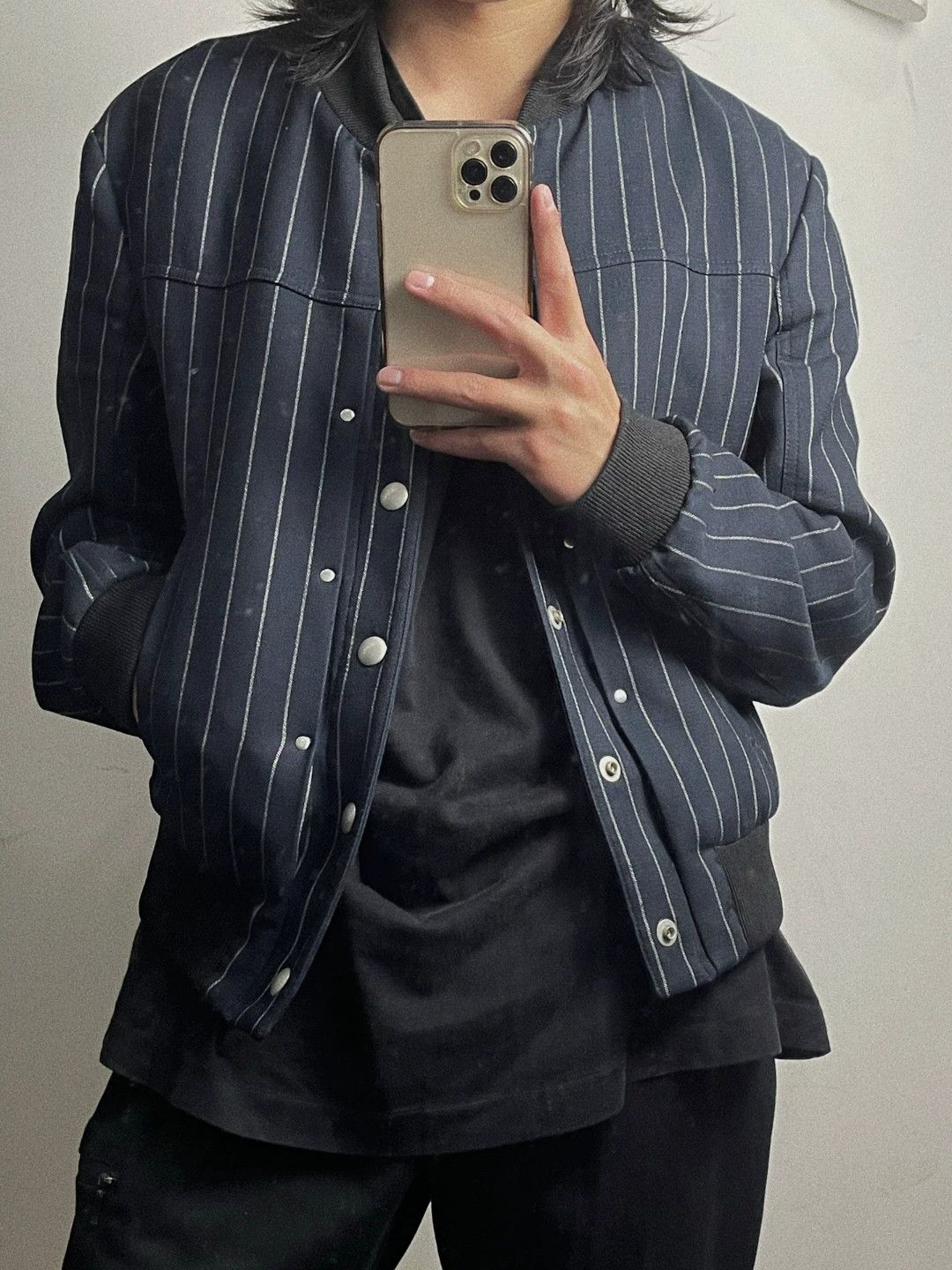 Maison Margiela Maison Margiela Striped Jacket in Wool Size US M / EU 48-50 / 2 - 9 Thumbnail