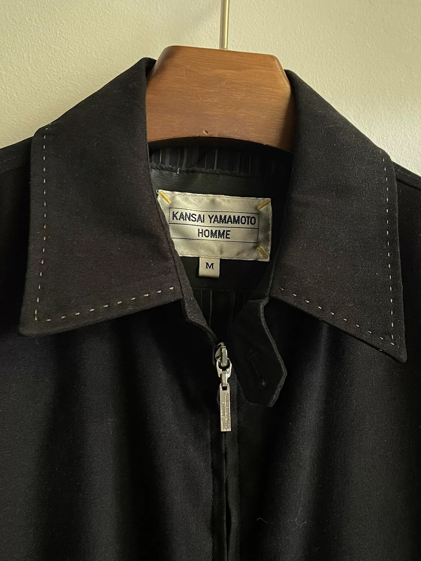 Kansai Yamamoto Kansai Yamamoto Velvet Collar Jacket Size US L / EU 52-54 / 3 - 4 Thumbnail