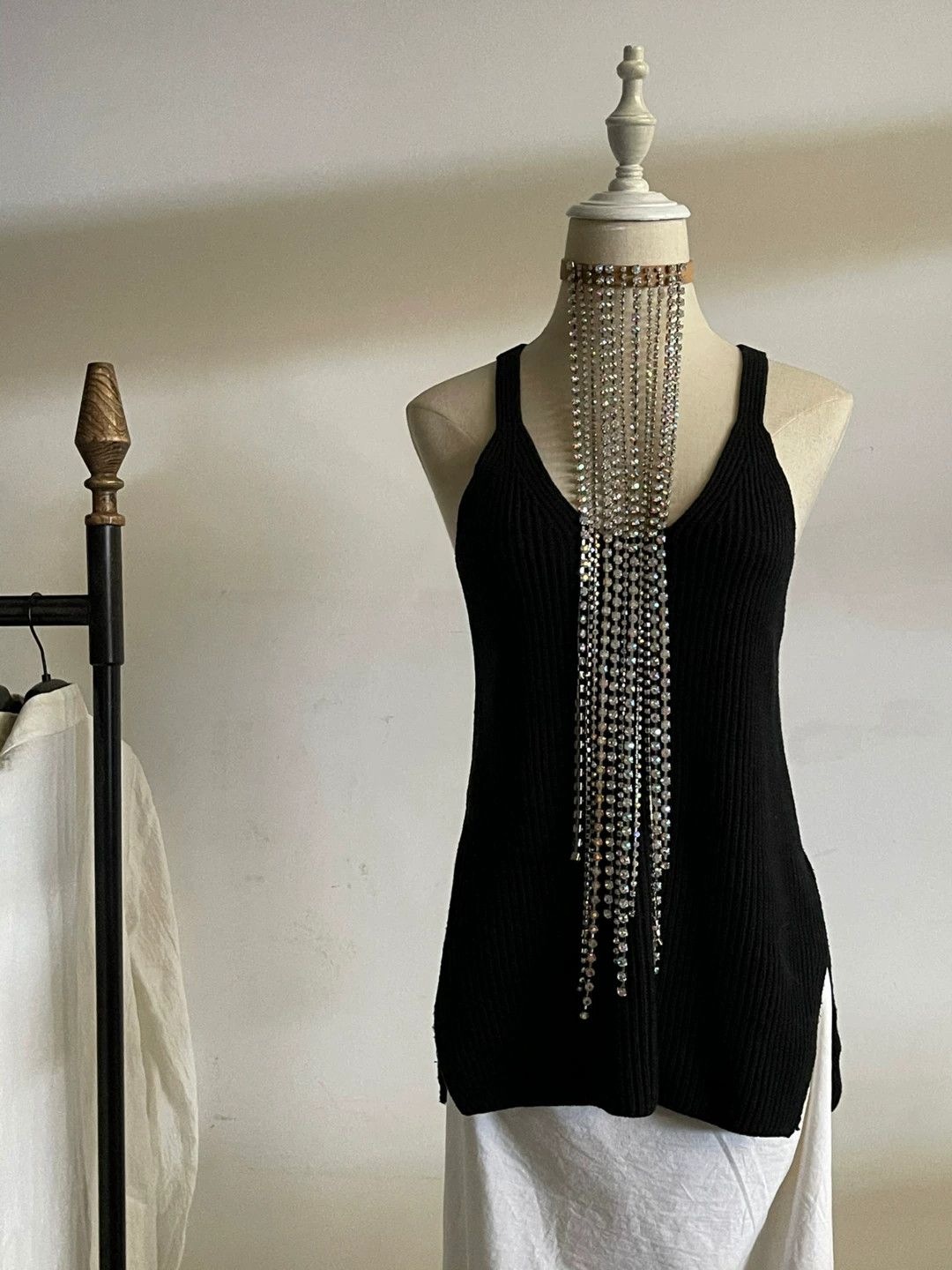 Helmut Lang Helmut Lang Knitted Open-Back Tank Top Size M / US 6-8 / IT 42-44 - 3 Thumbnail