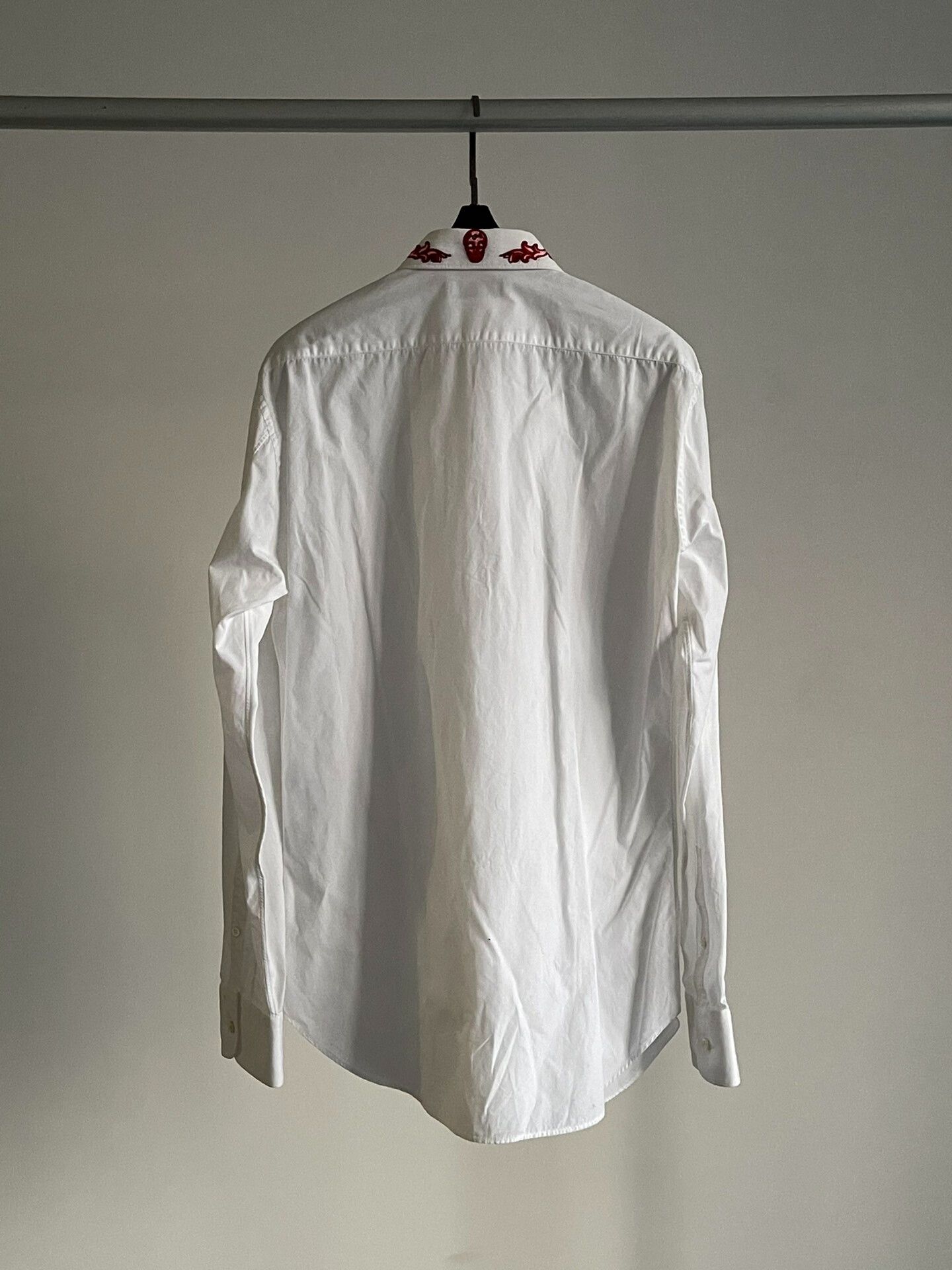 Alexander McQueen Alexander McQueen Embroidered Collar Shirt Size US S / EU 44-46 / 1 - 3 Thumbnail