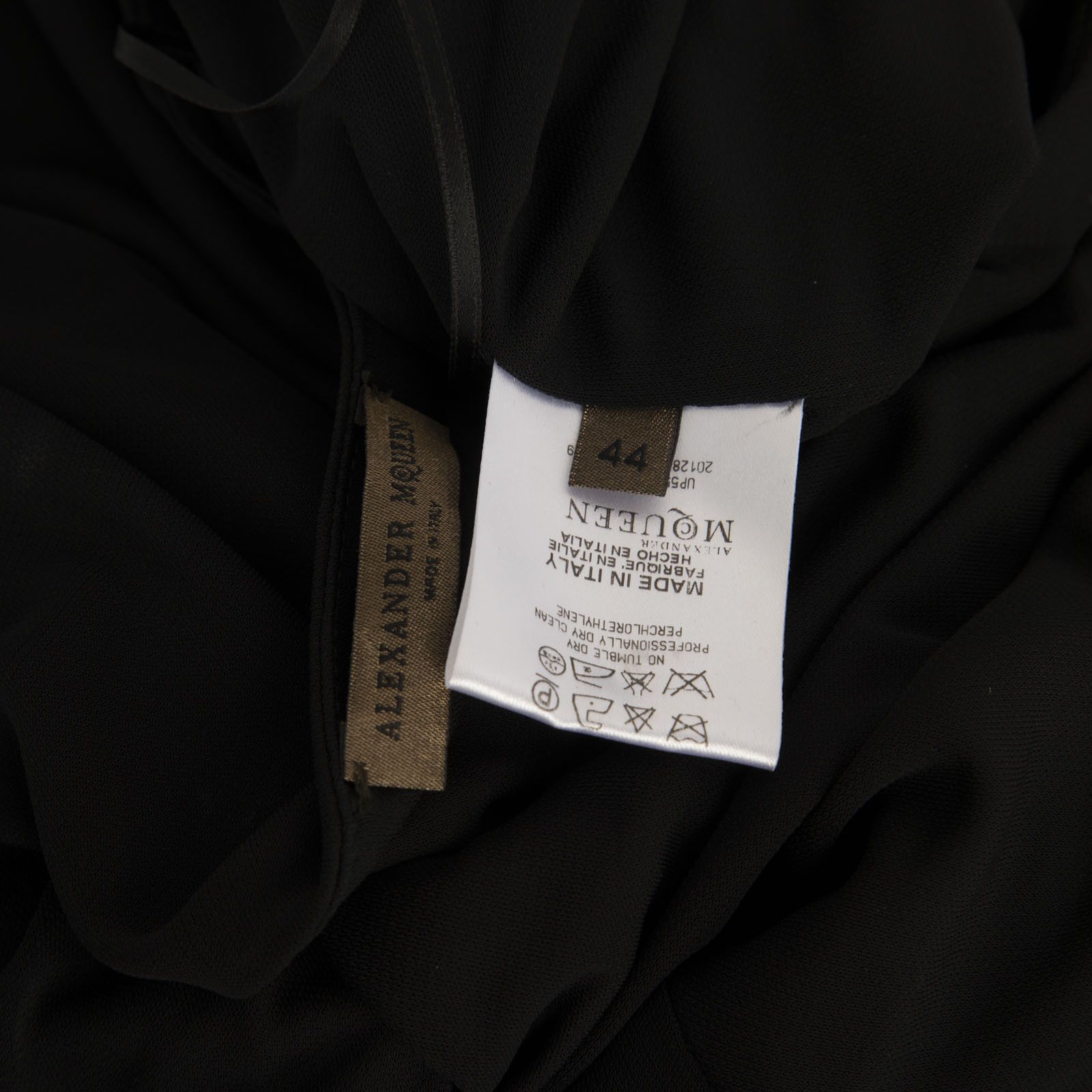 Alexander McQueen Black Button Embellished Dress Size M / US 6-8 / IT 42-44 - 13 Thumbnail