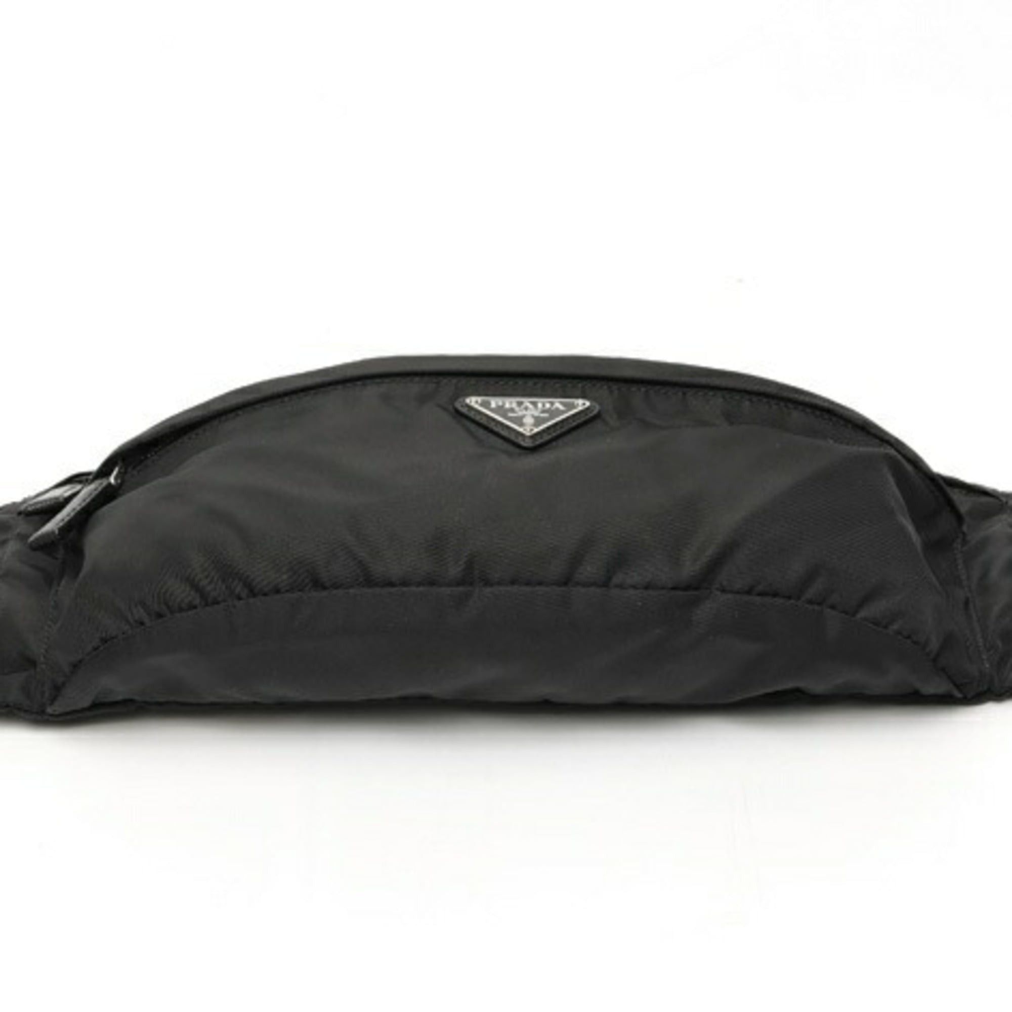 Prada PRADA Nylon Belt Bag Body 2VL132 Black E-159808 Size ONE SIZE - 4 Thumbnail