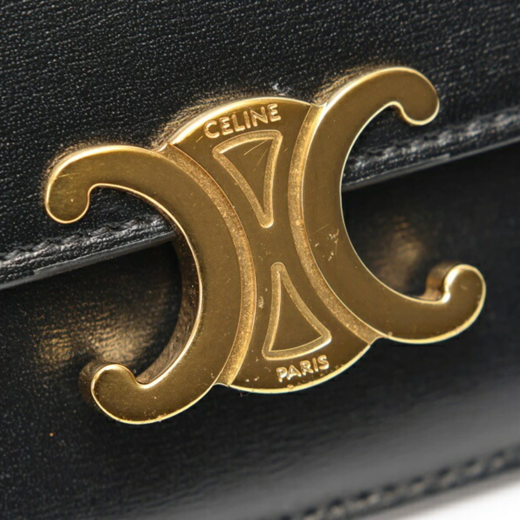 Celine Celine Wallet 10I583DPV.38NO Shiny Calfskin Black S-159610 Size ONE SIZE - 4 Thumbnail