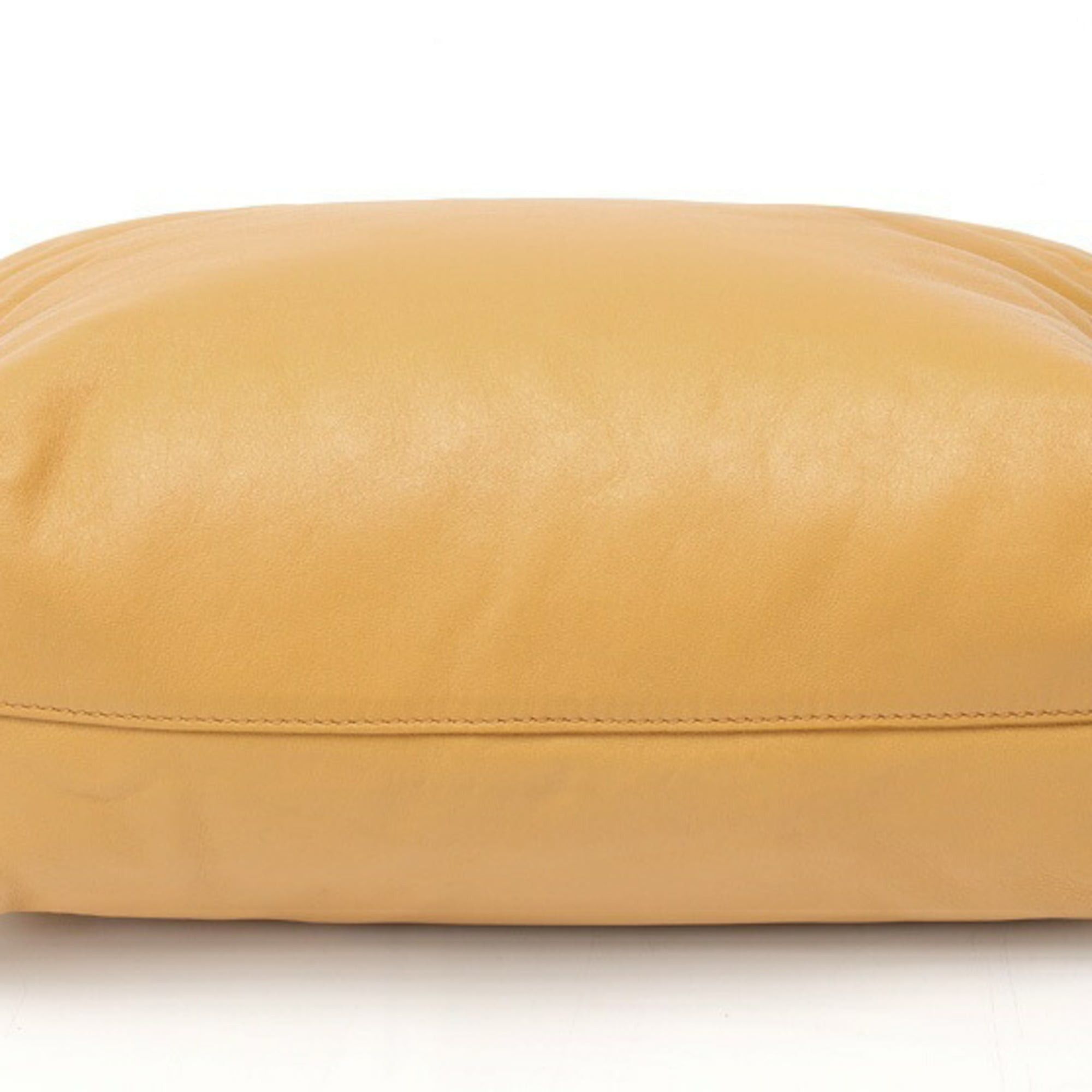 Loewe LOEWE Puffer Flamenco Clutch Shoulder Bag A411FC1X Leather Camel E-159794 Size ONE SIZE - 4 Thumbnail