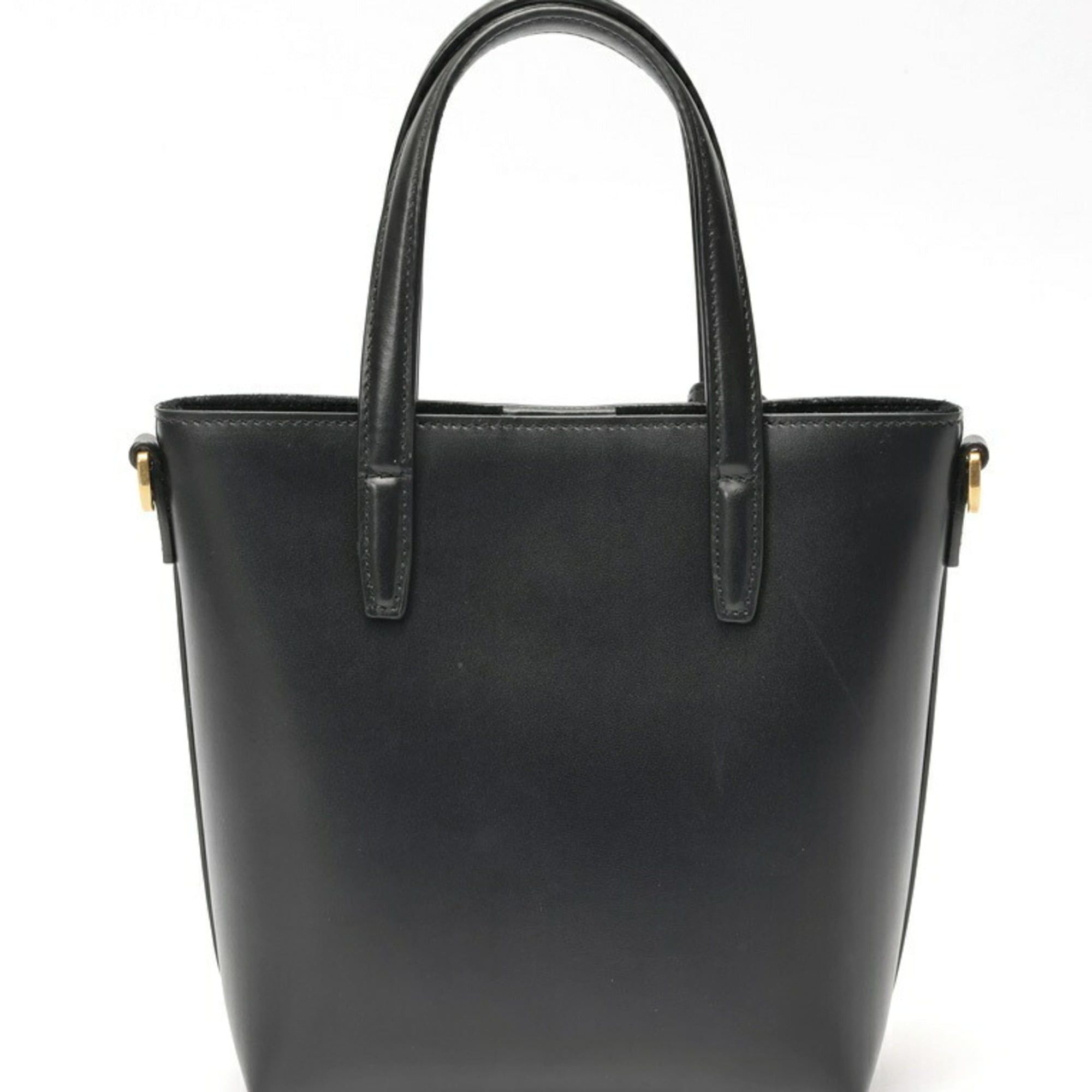 Saint Laurent Paris Saint Laurent Mini Toy Shoulder Bag 773995 Box Leather Black S-159778 Size ONE SIZE - 4 Thumbnail