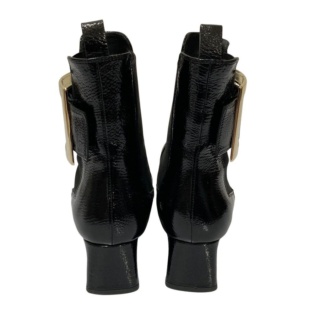 Roger Vivier Roger Vivier Roger Vivier Très Vivier Patent Chelsea Boots Leather Shoes DUTY FREE for USA Size ONE SIZE - 4 Thumbnail