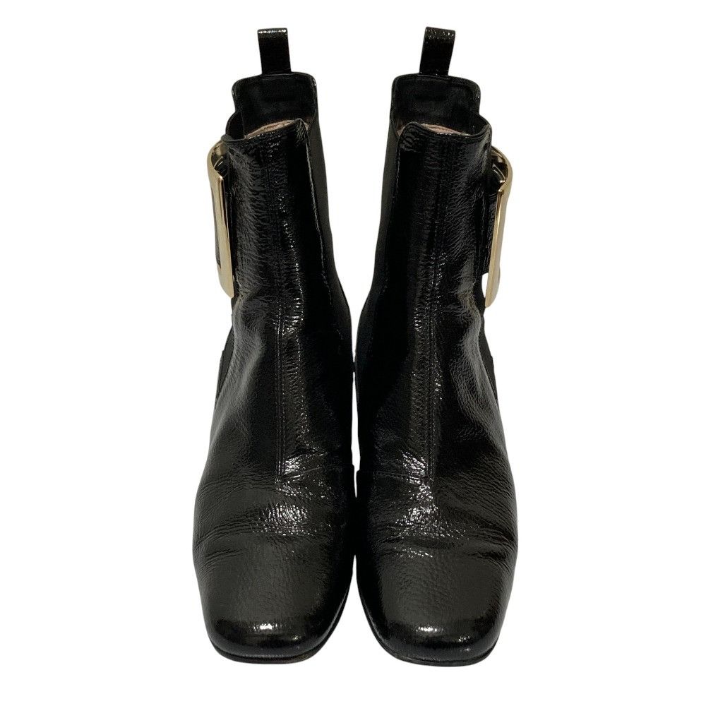 Roger Vivier Roger Vivier Roger Vivier Très Vivier Patent Chelsea Boots Leather Shoes DUTY FREE for USA Size ONE SIZE - 2 Thumbnail