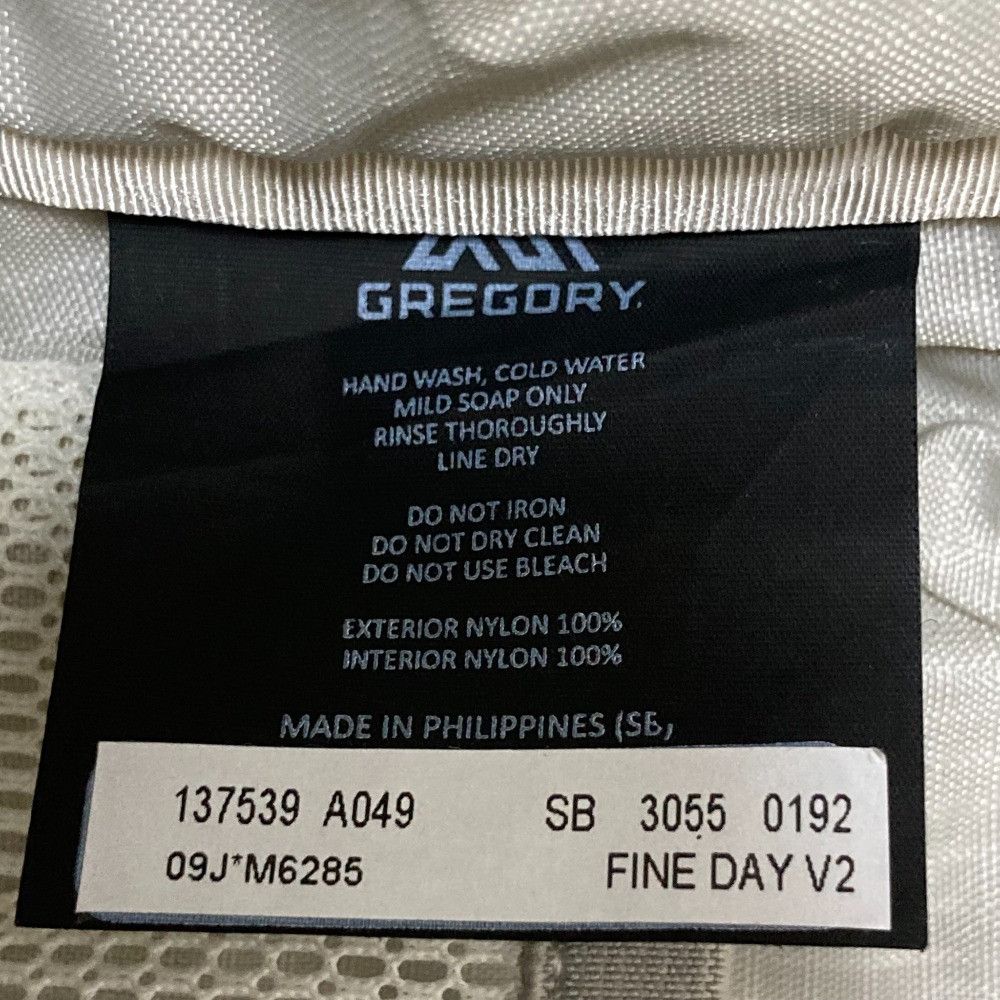 Other Other GREGORY FINE DAY V2 Nylon Backpack Textile Backpack DUTY FREE for USA Size ONE SIZE - 13 Thumbnail