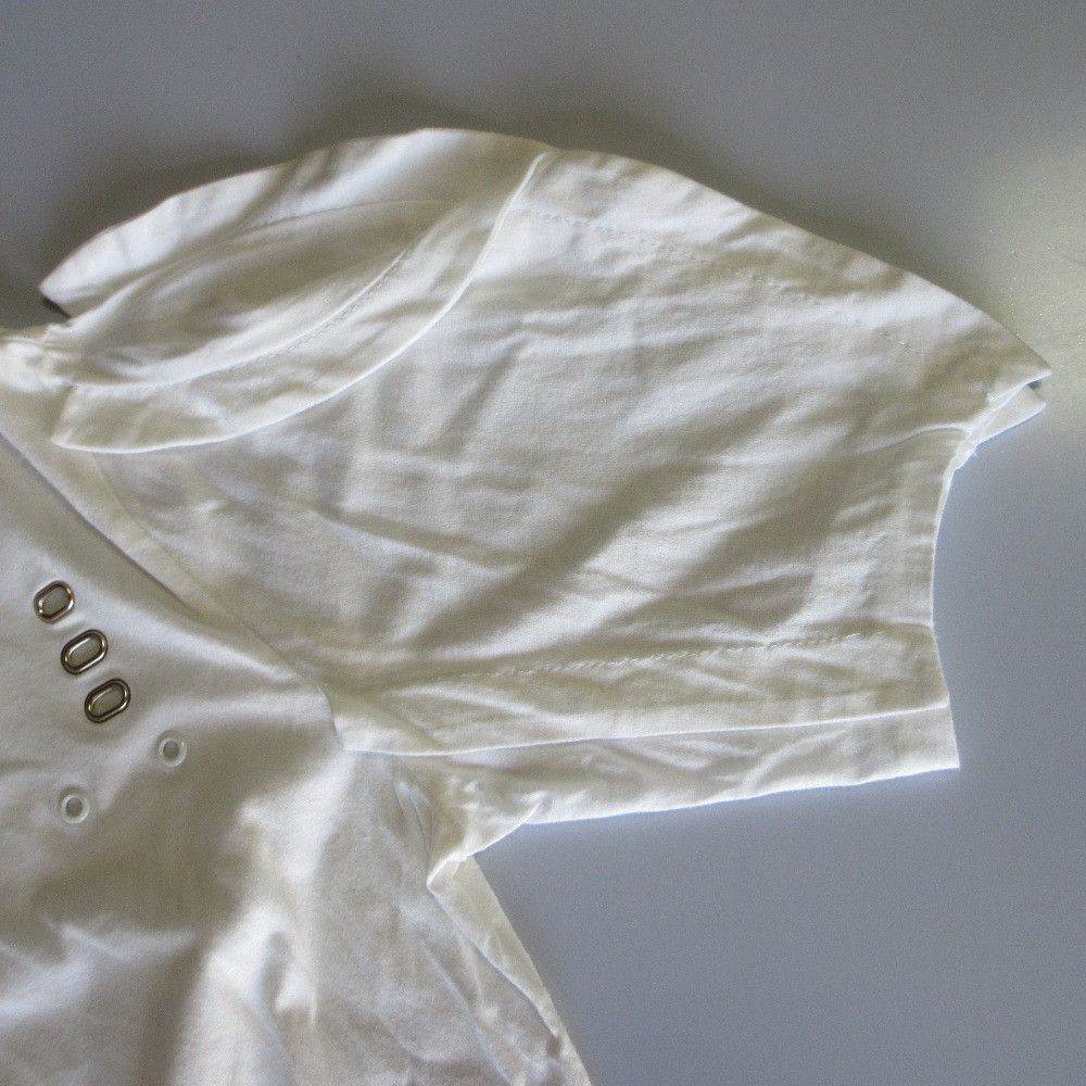 Other Other TOGA Eyelet Frill Sleeve Pullover Textile T-Shirts DUTY FREE for USA Size ONE SIZE - 4 Thumbnail